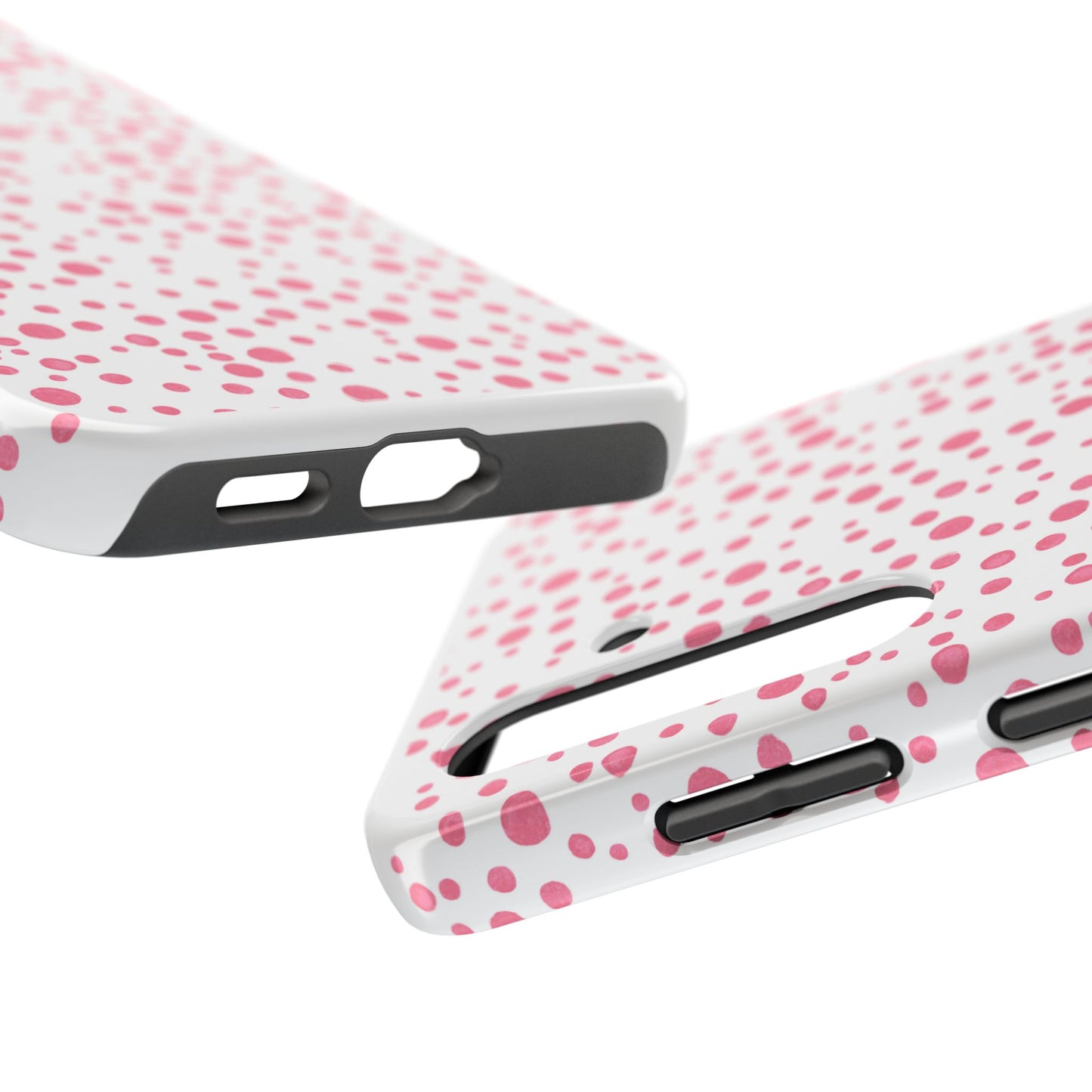 Balloon Dots White / Pink Phone Case