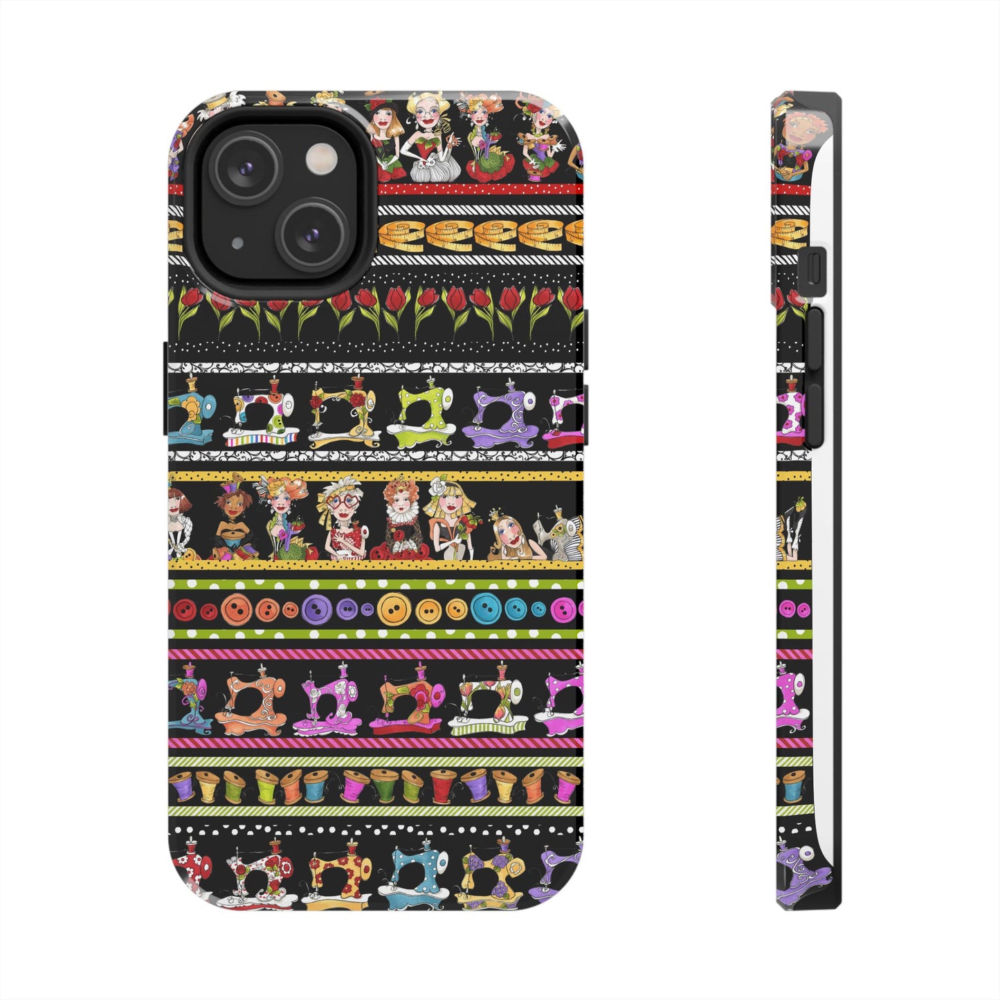 Curious Border Black Phone Case