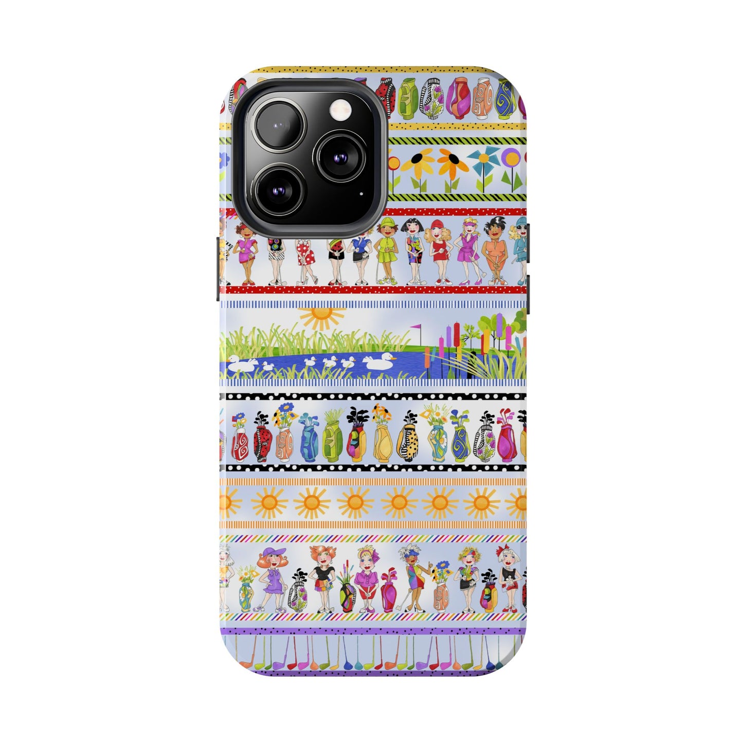 Golf Borders Blue Sky Phone Case