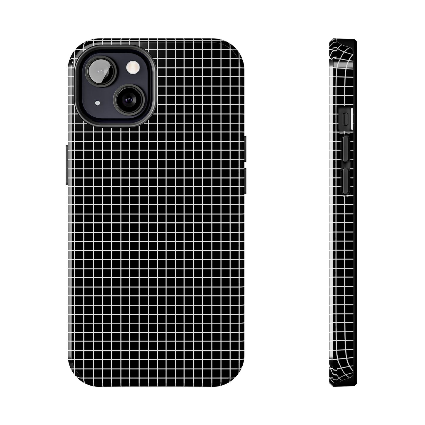 Window Pane Black / White Phone Case