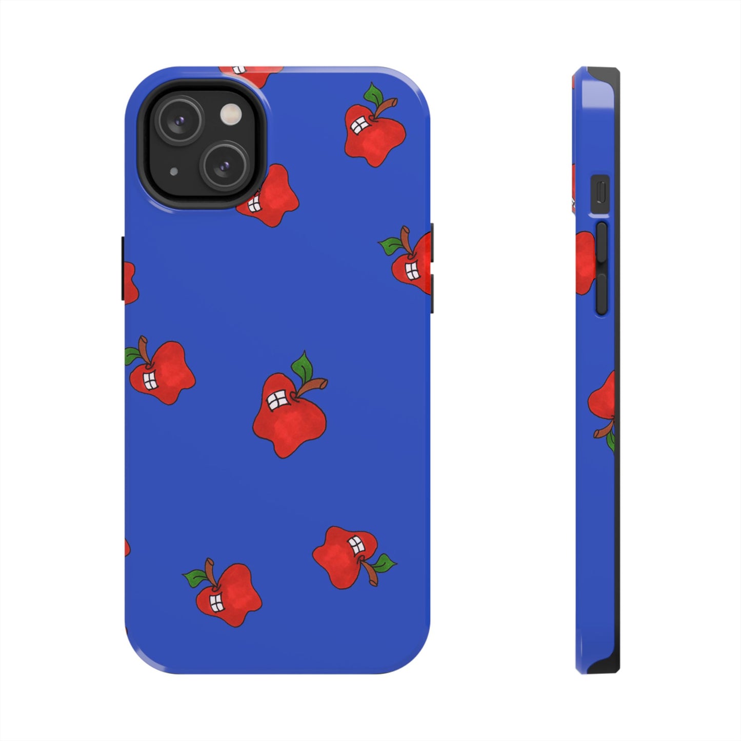 Flying Apples Blue Phone Case