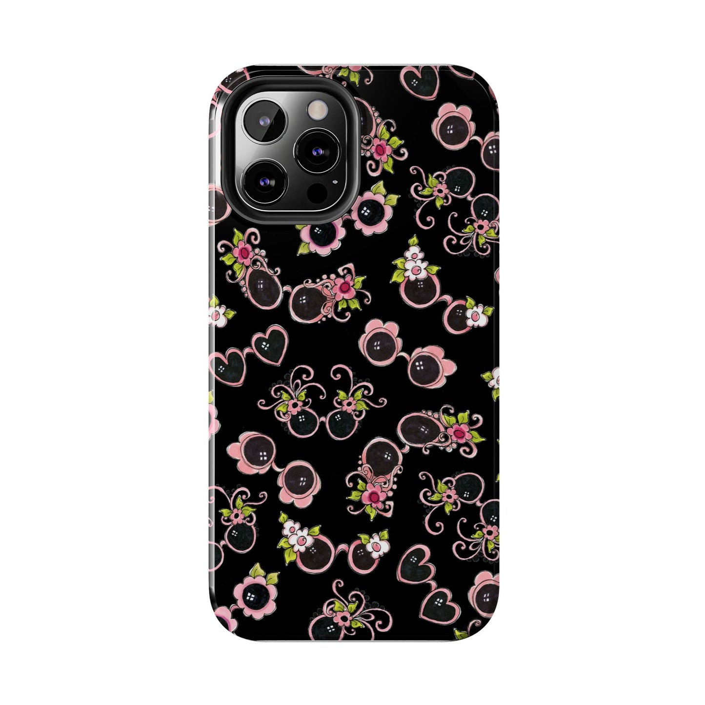 Tossed Shades Black Phone Case