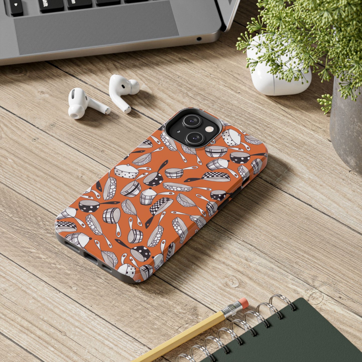 Pots & Pans Flyin' Orange Phone Case