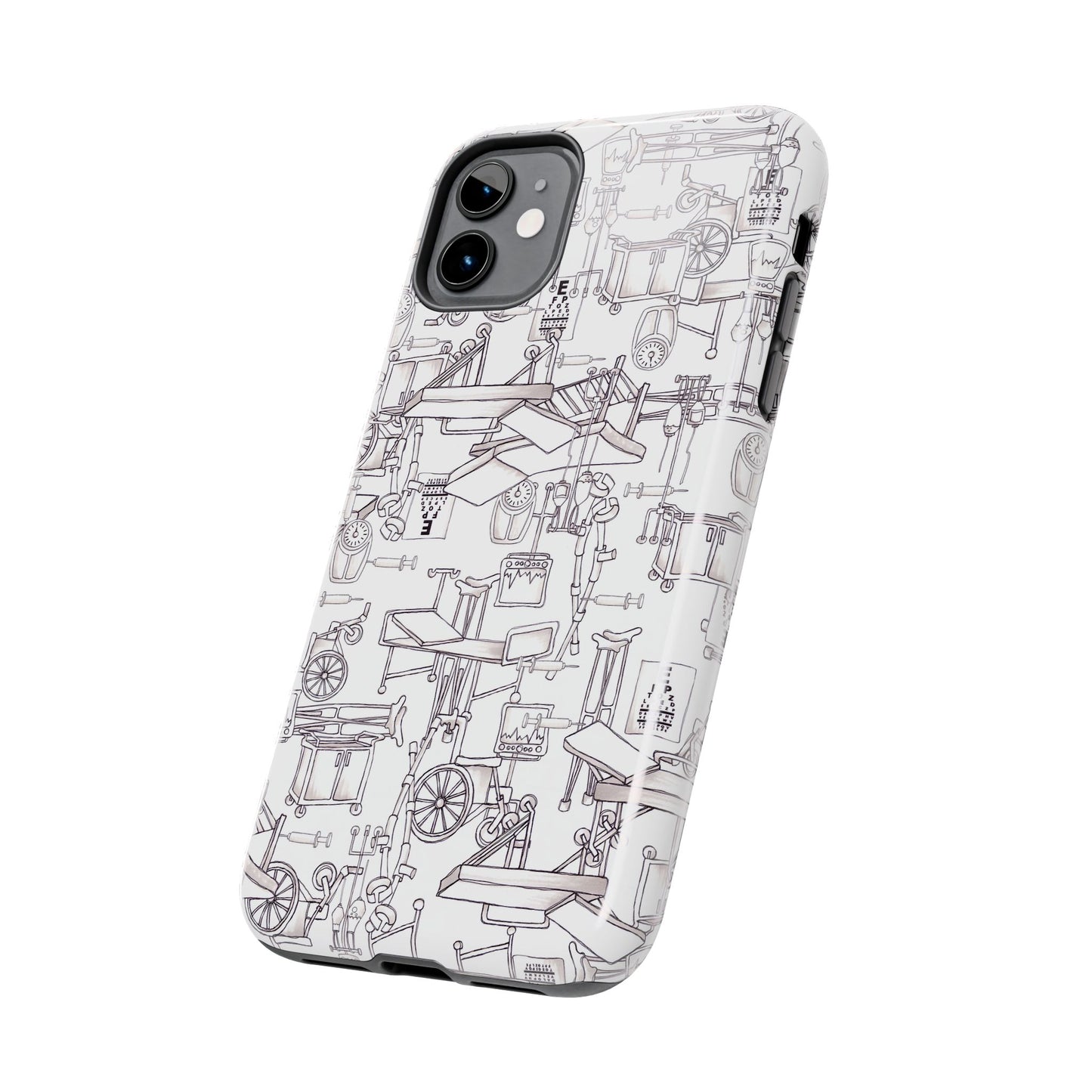 Essentials White / White Phone Case