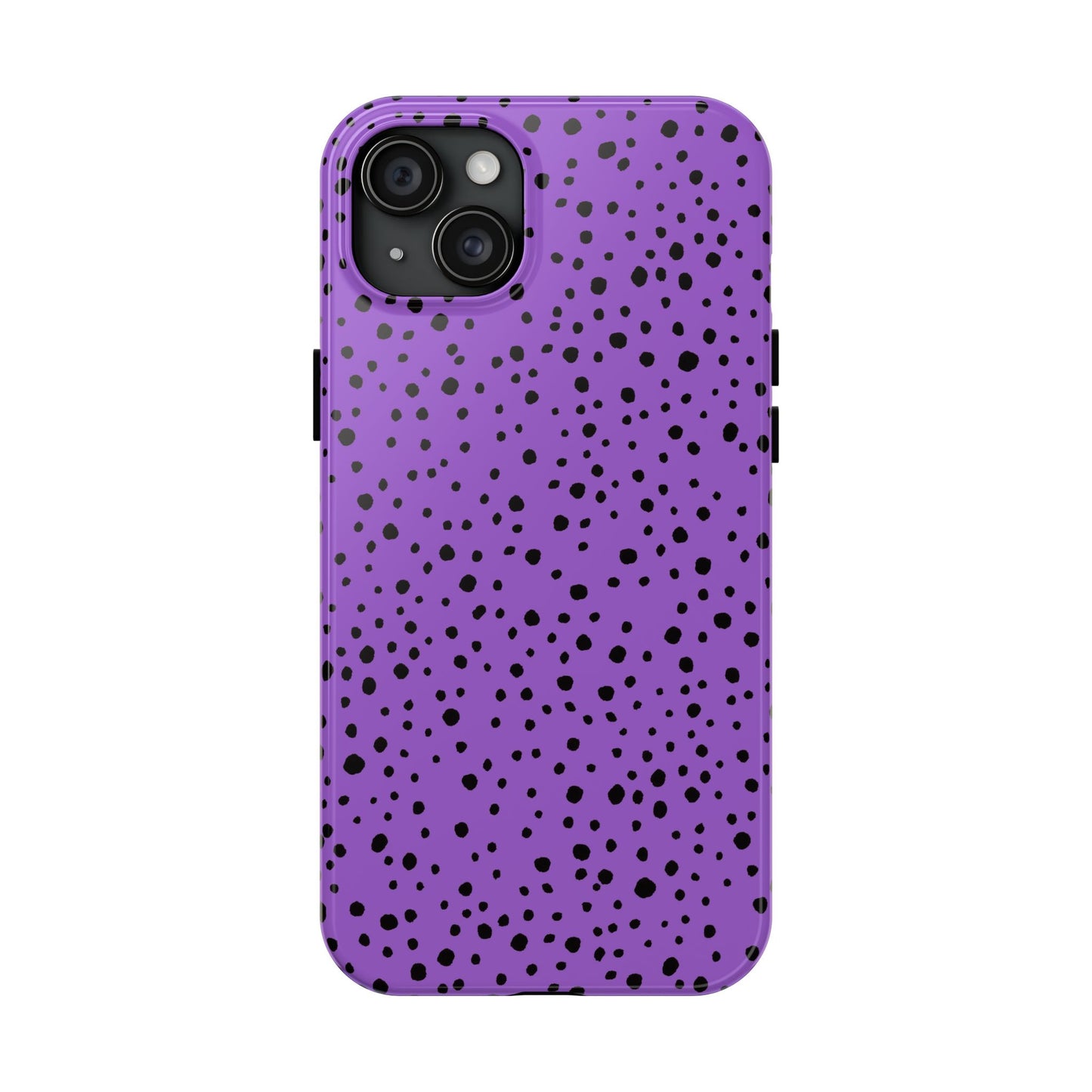Pepper Dots Purple / Black Phone Case