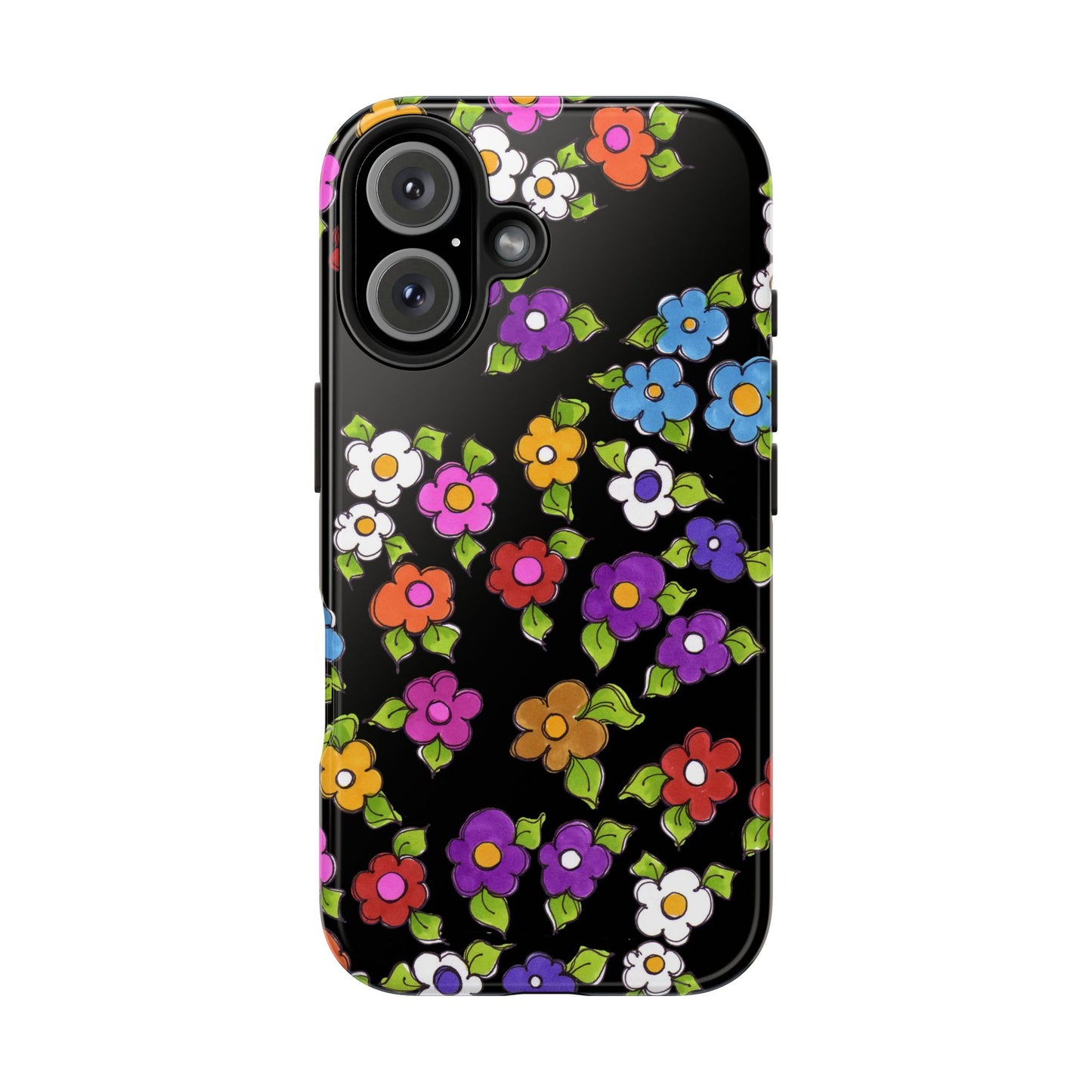 Fancy Dog Daisies Phone Case