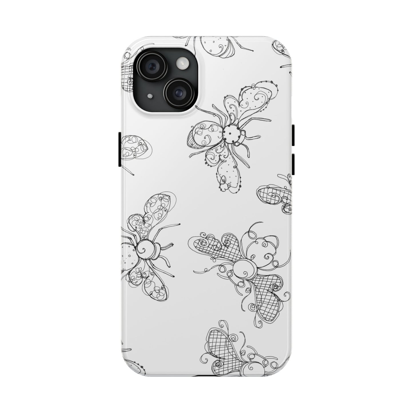 Busy Bees White Phone Case