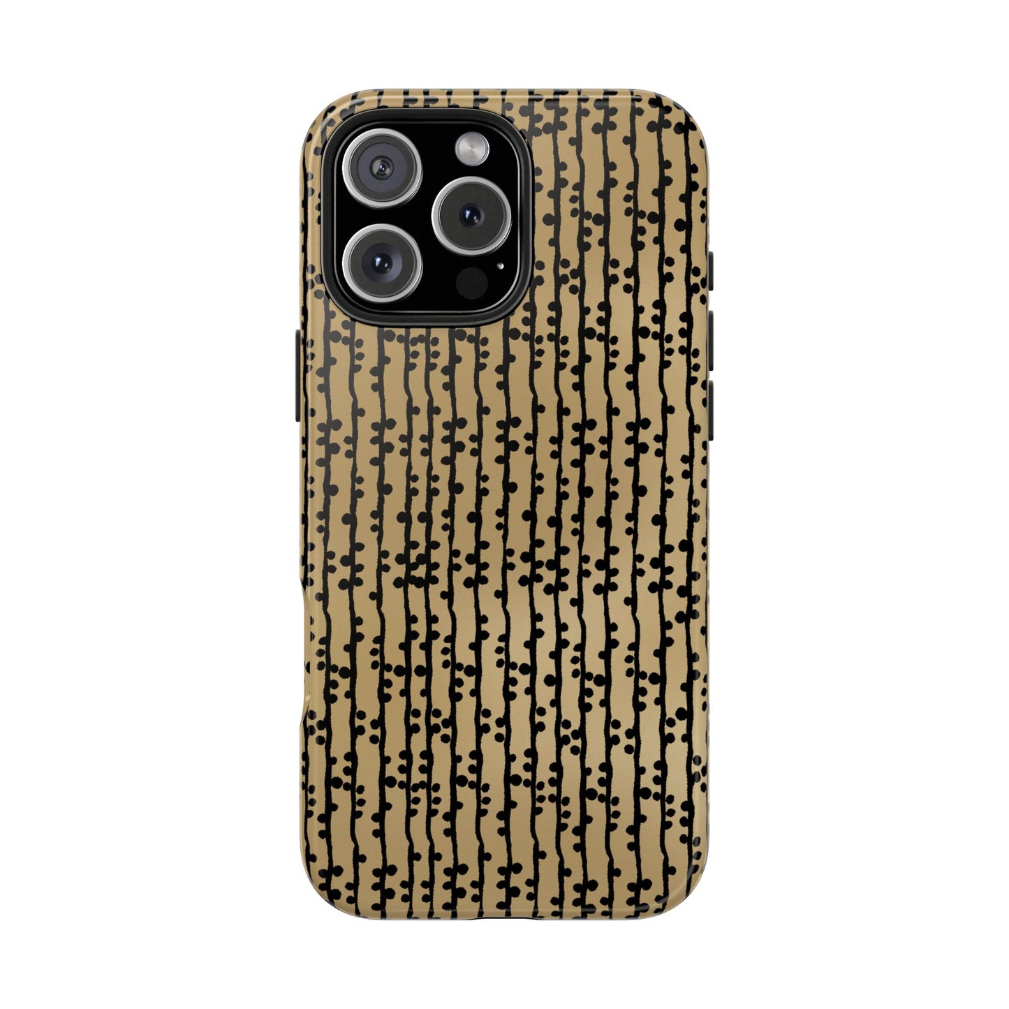 Loopy Stripe Tan Phone Case