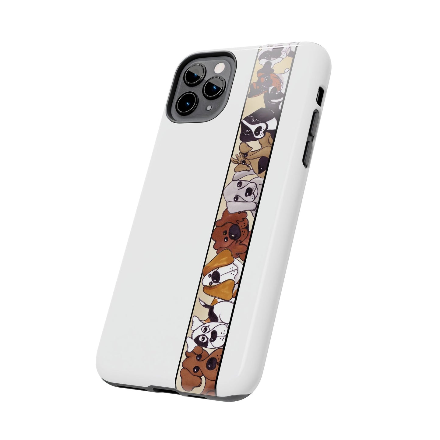 Doggie Delight Border Phone Case