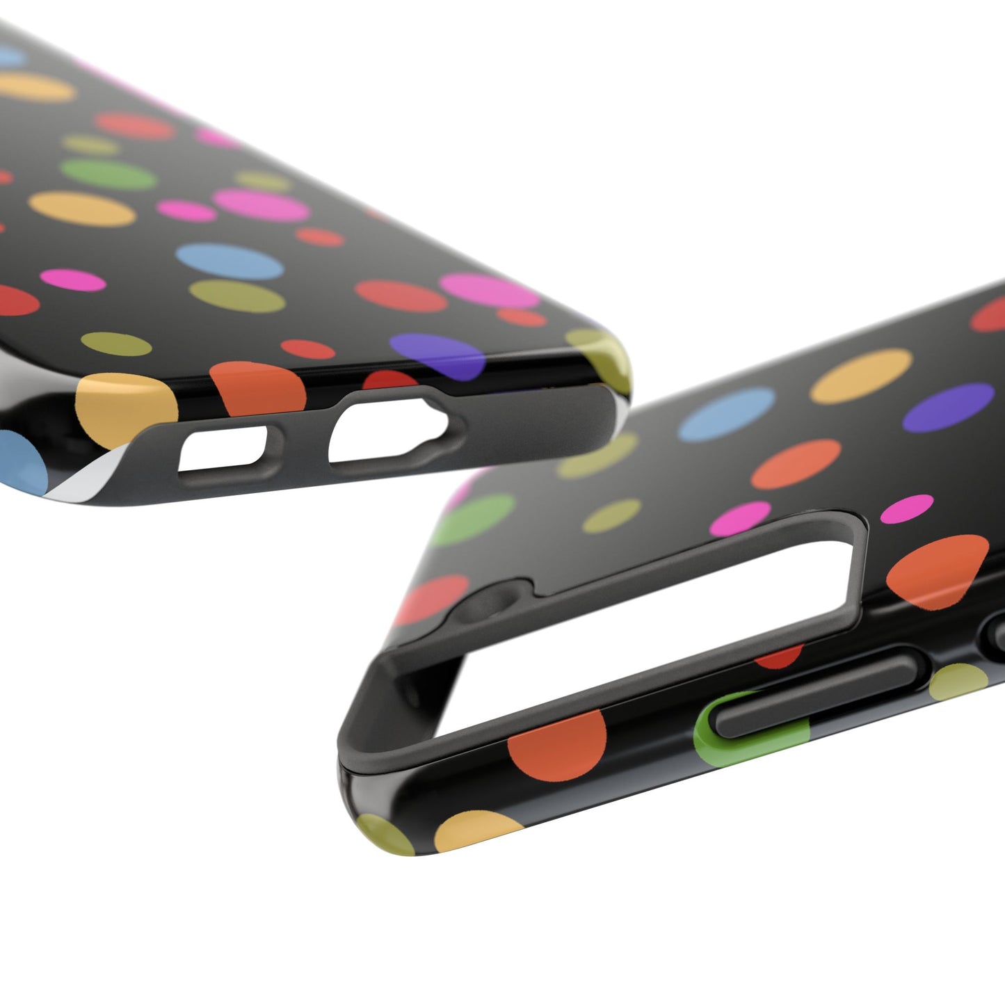 Dot Assortment Black Phone Case