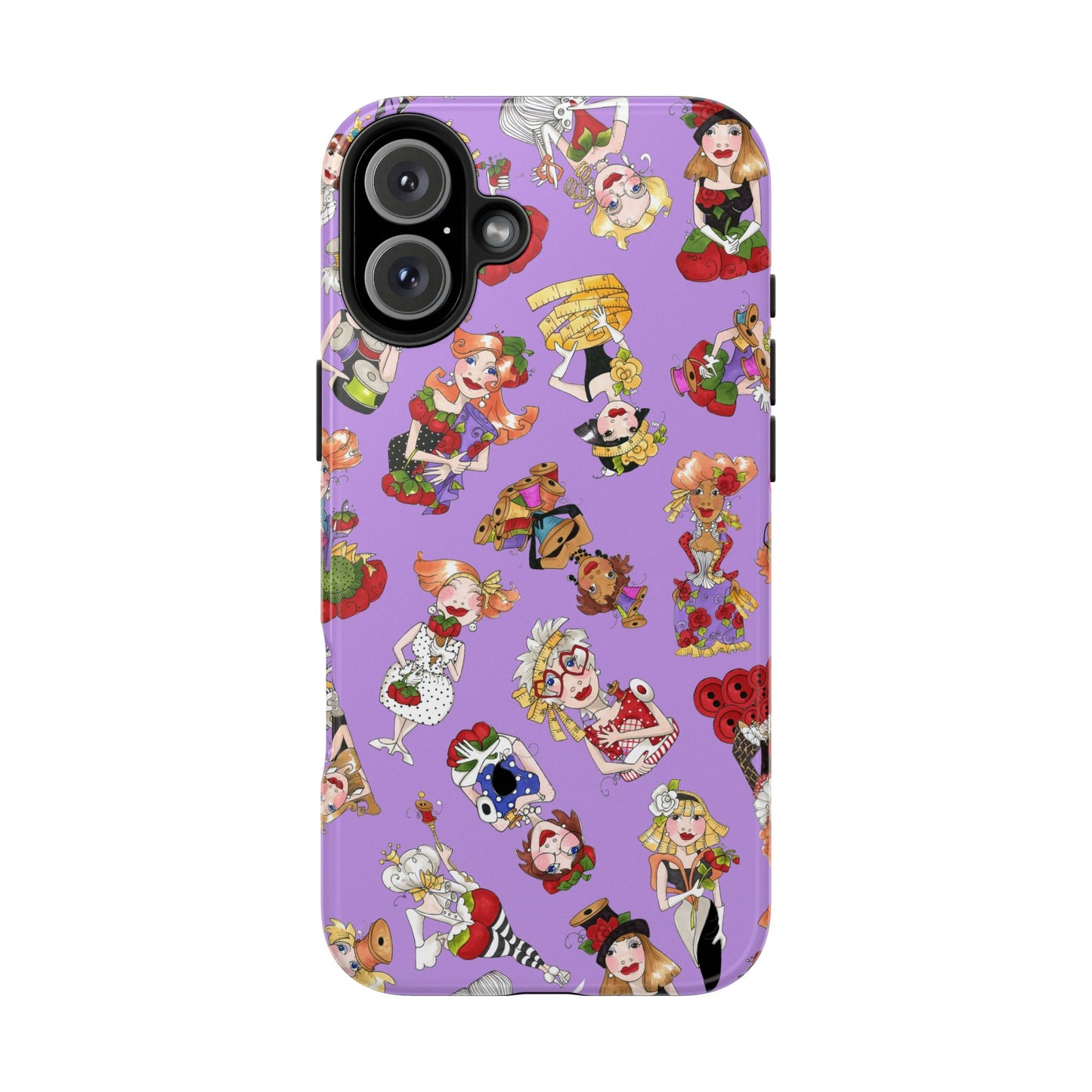 Curious Toss Purple Phone Case