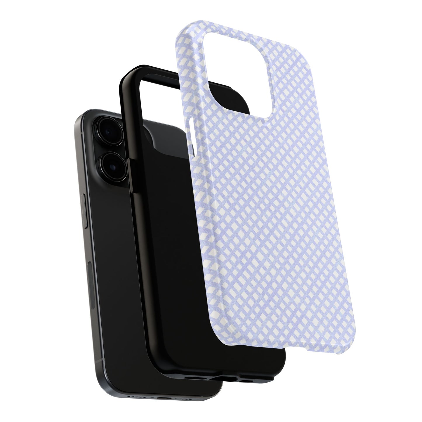 Bias Check Light Blue Phone Case