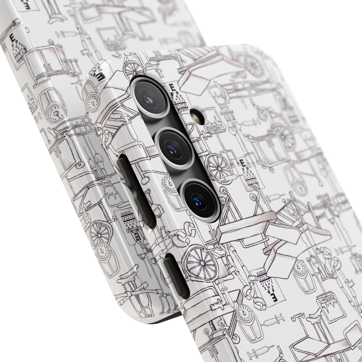 Essentials White / White Phone Case