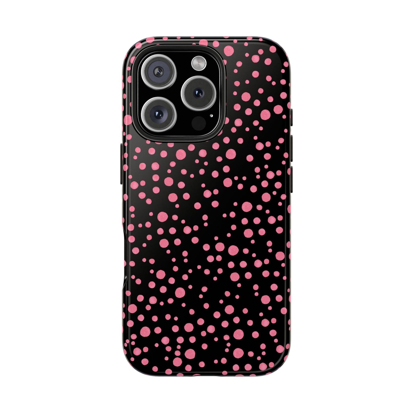 Balloon Dots Black / Pink Phone Case