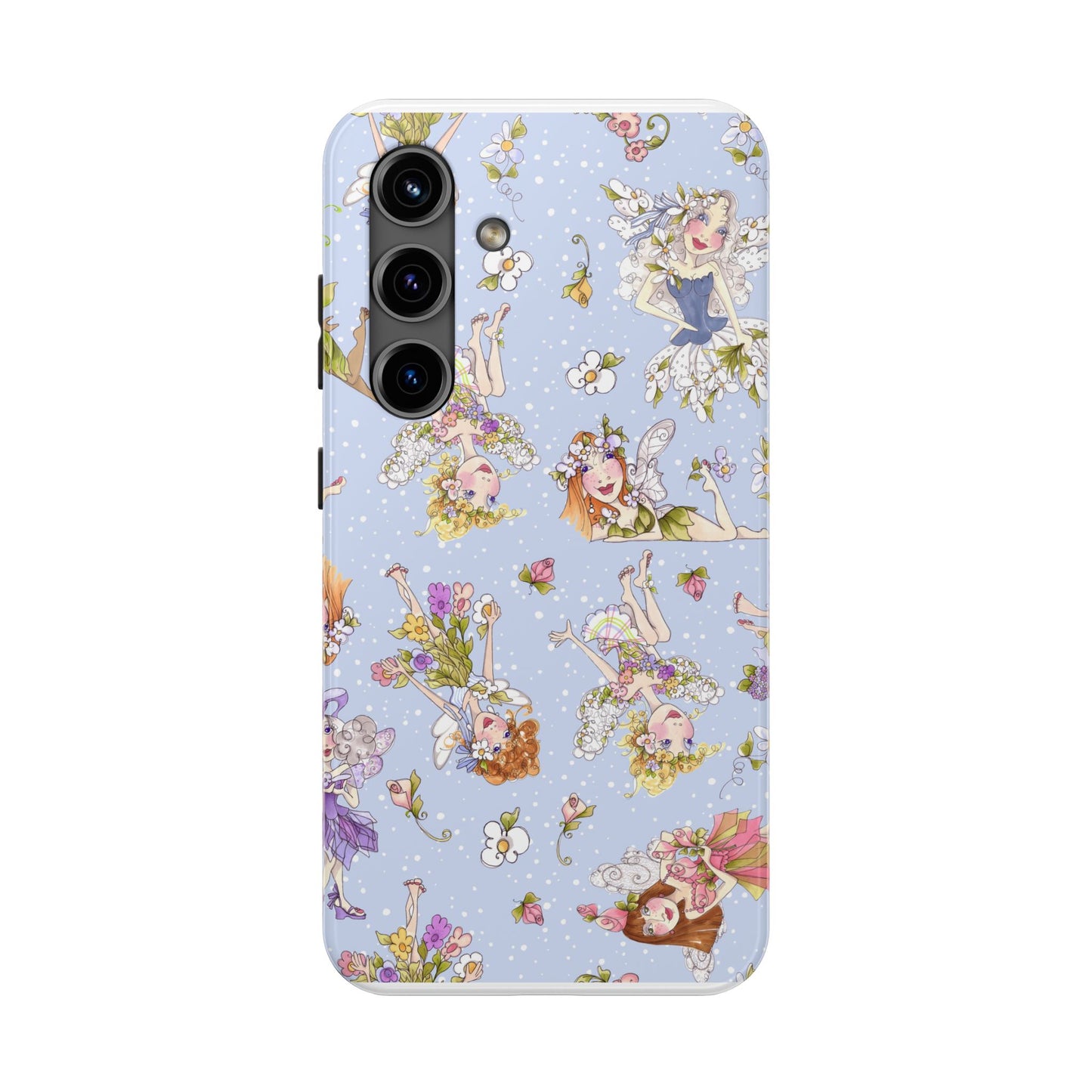 Tossed Fairies Blue Phone Case