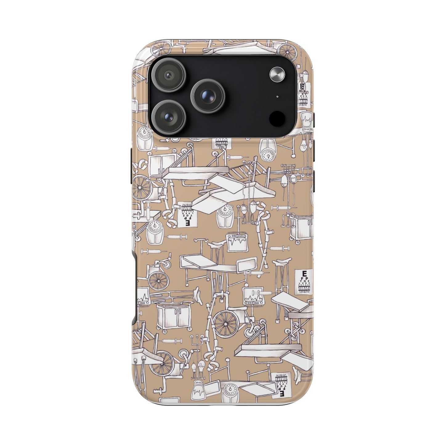 Essentials Khaki / White Phone Case
