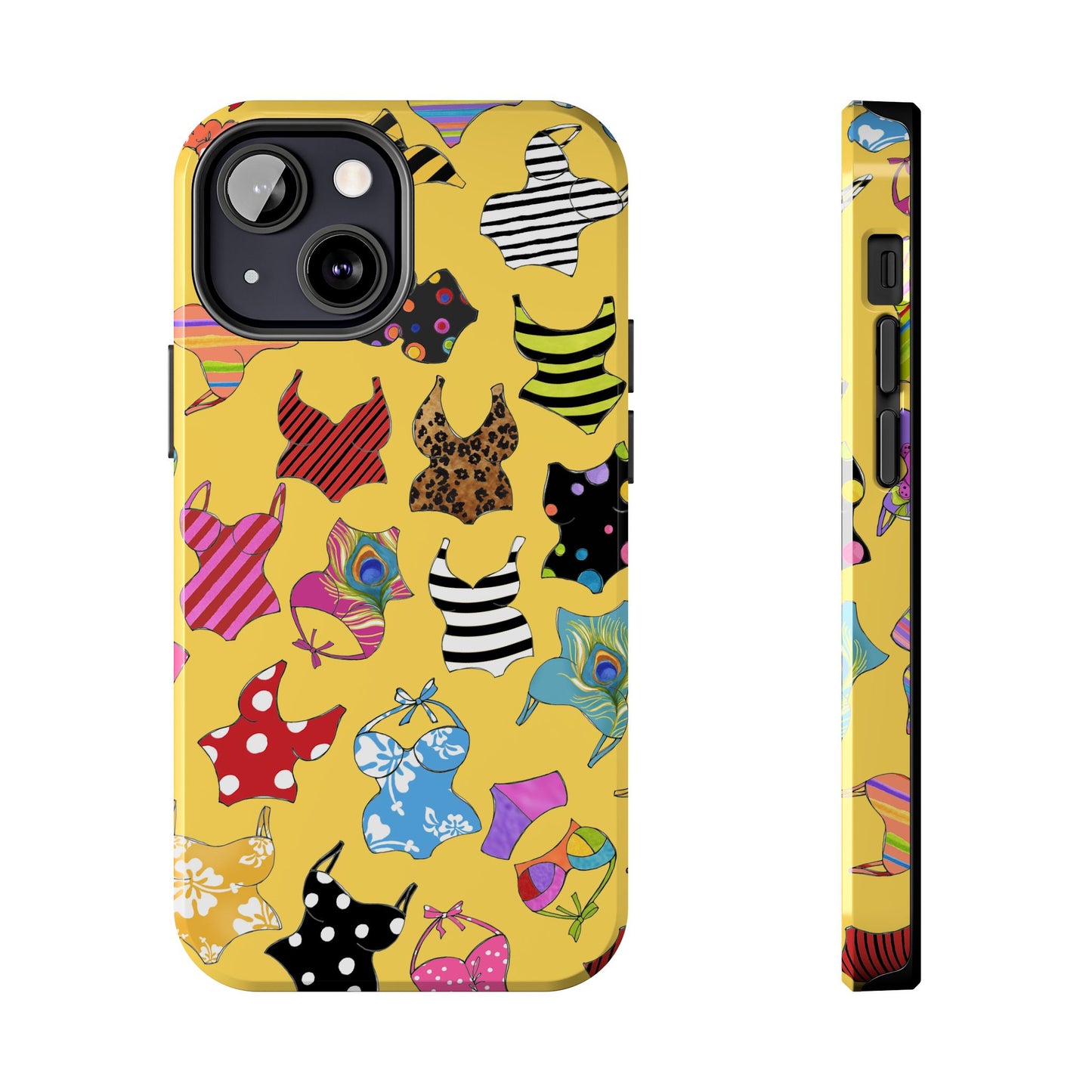Assorted Suits Yellow Phone Case