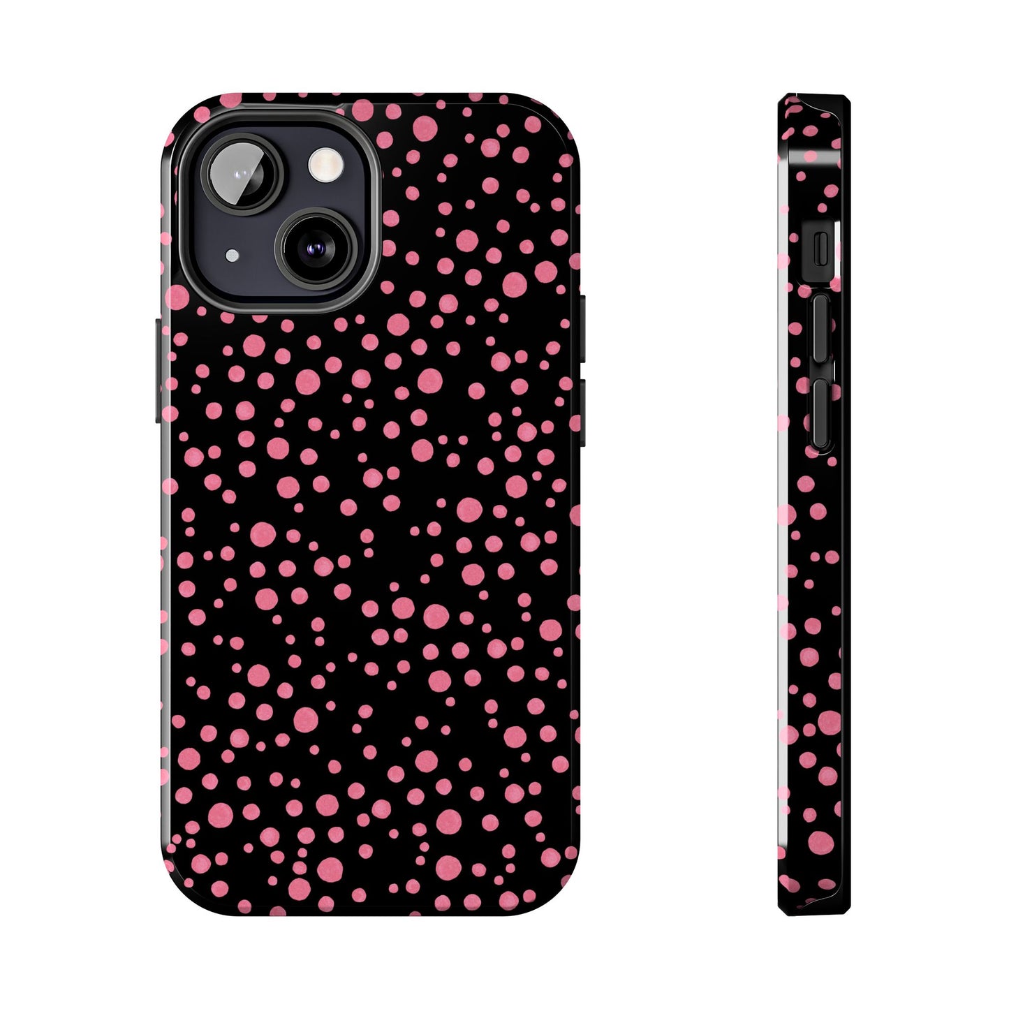 Balloon Dots Black / Pink Phone Case