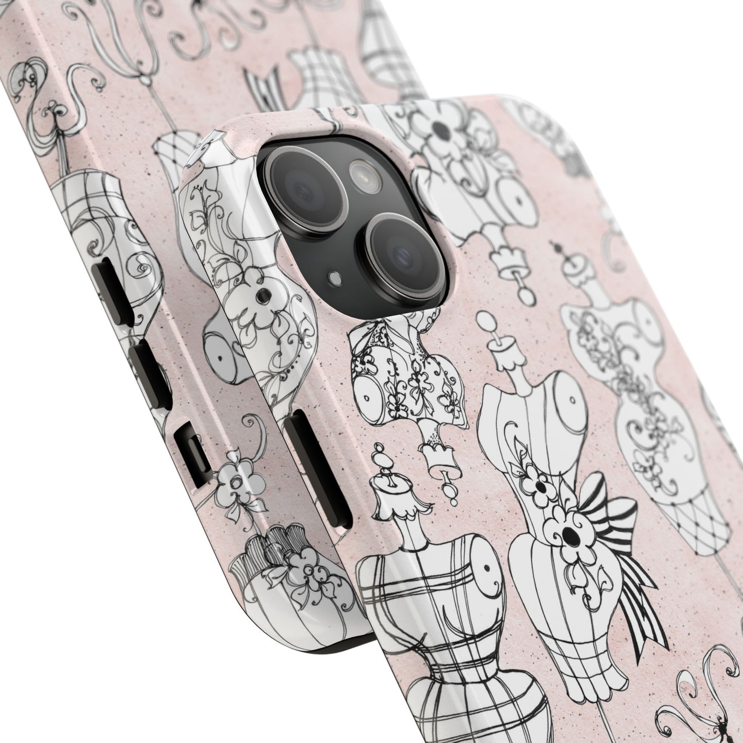 Mannequineque Silver Phone Case