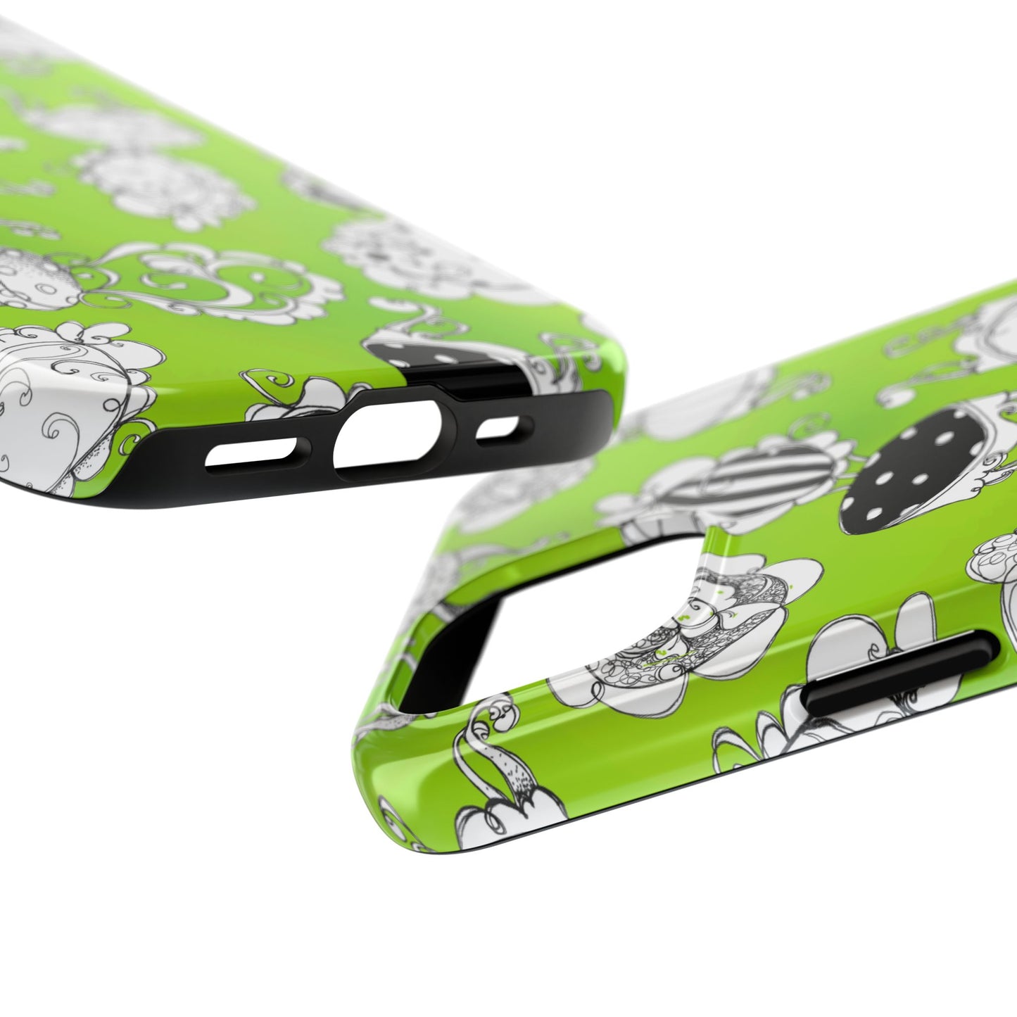 Bistro Chairs Lime Phone Case