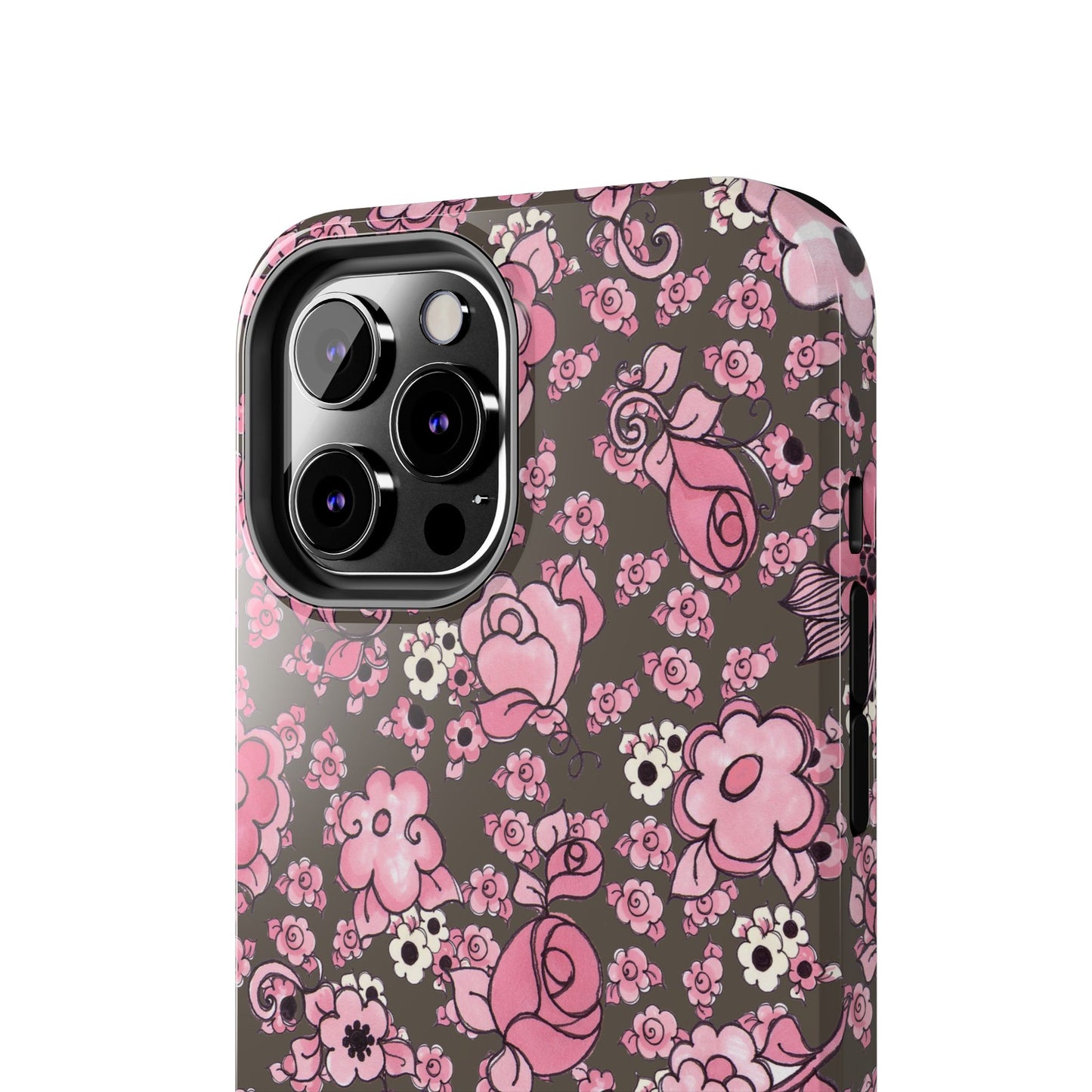 Profuse Posies Mocha Phone Case