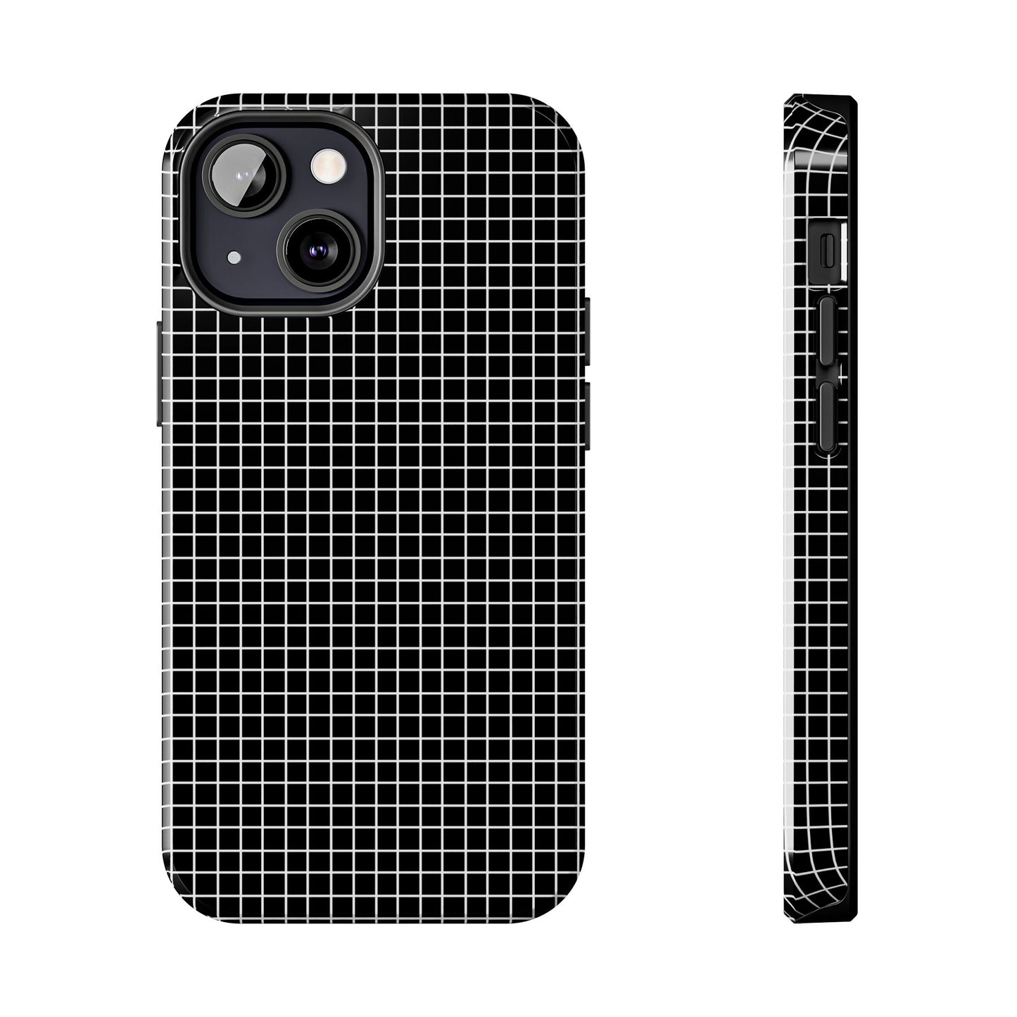 Window Pane Black / White Phone Case