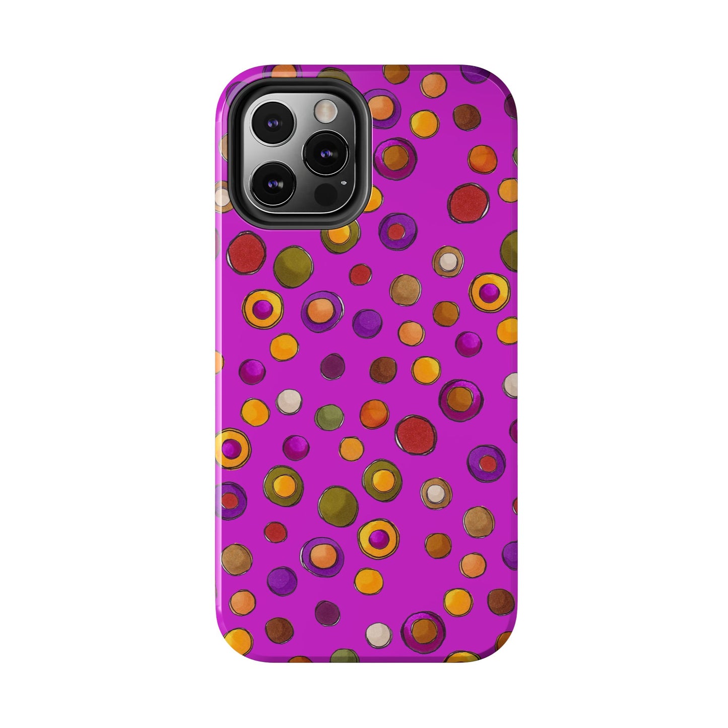 Double Dot Fuchsia Phone Case