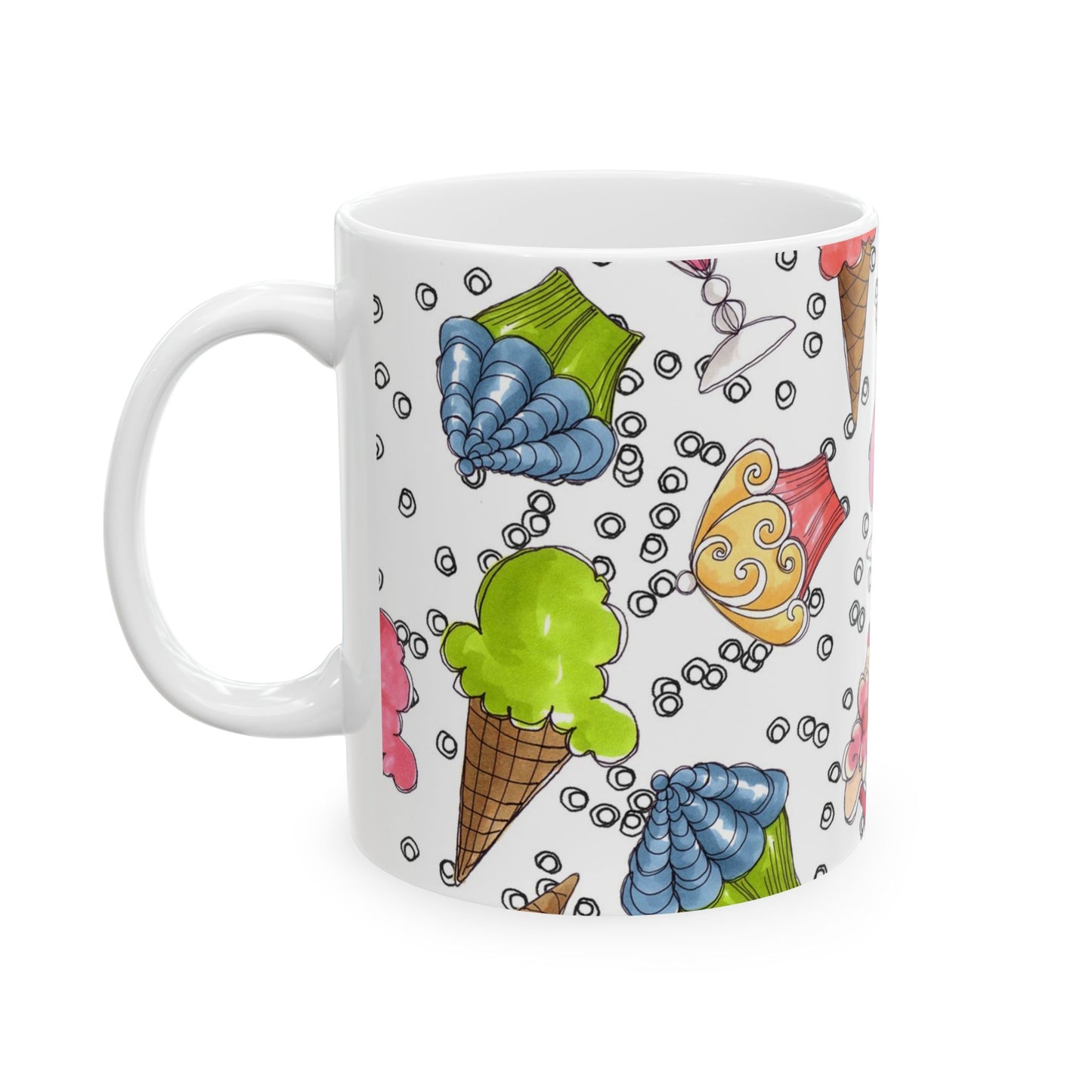 Resort Food White Cup