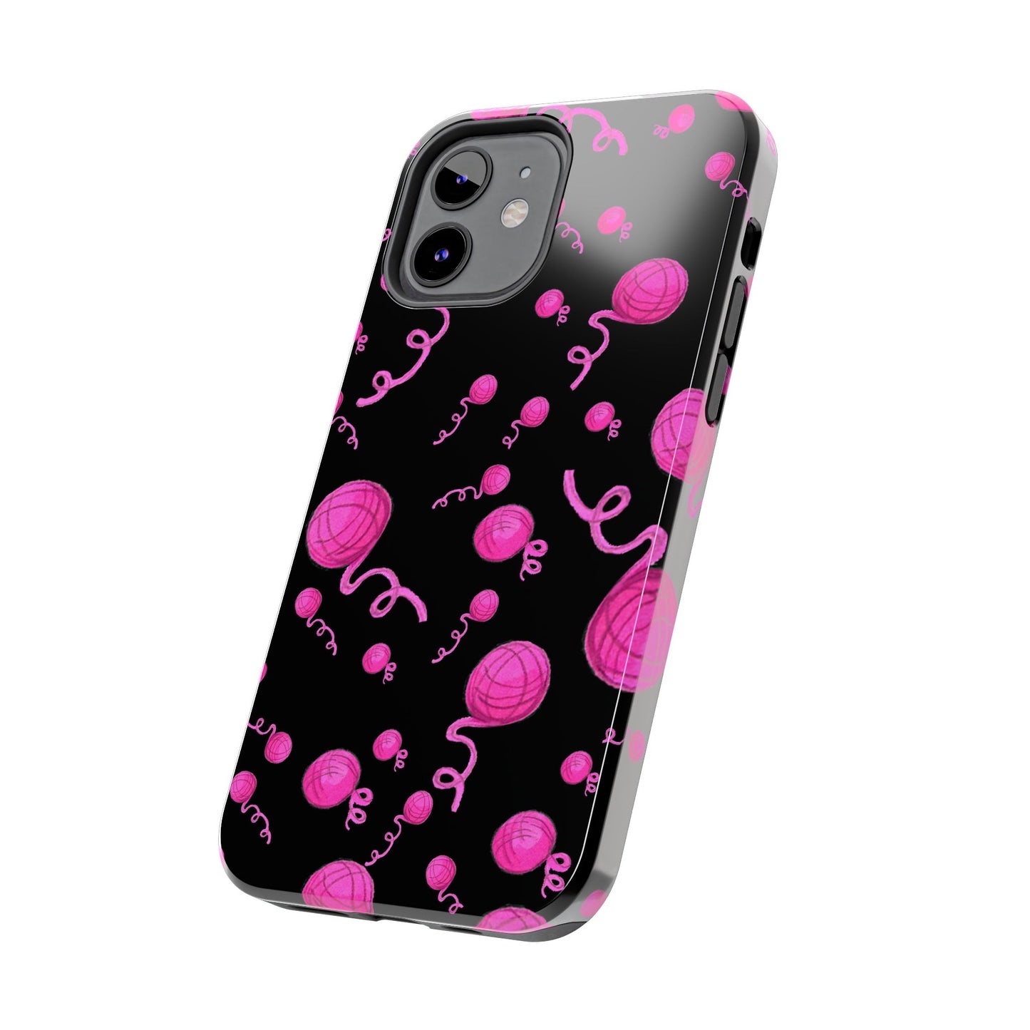 Yarniverse Black / Pink Phone Case