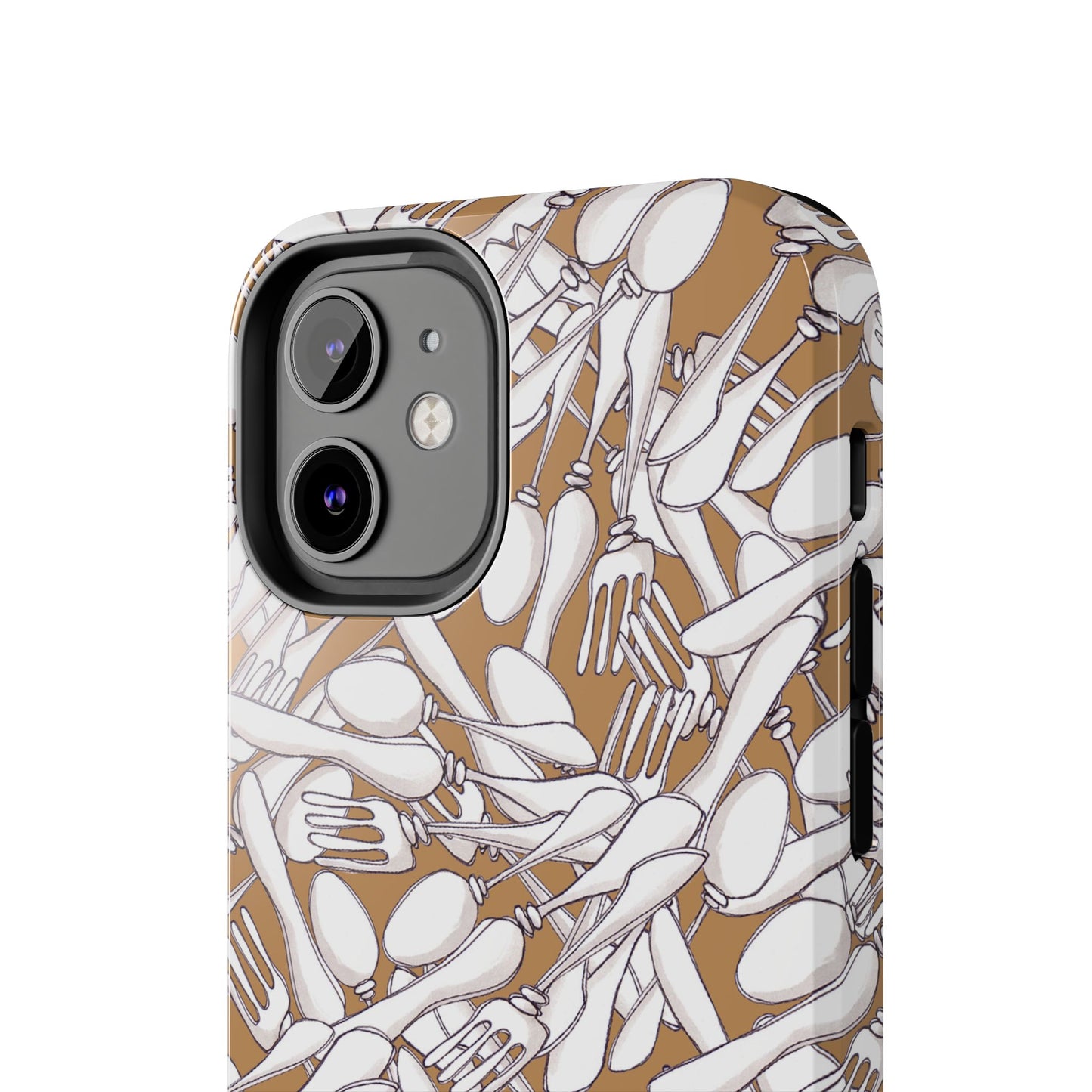 Silverware Wars Brown Phone Case