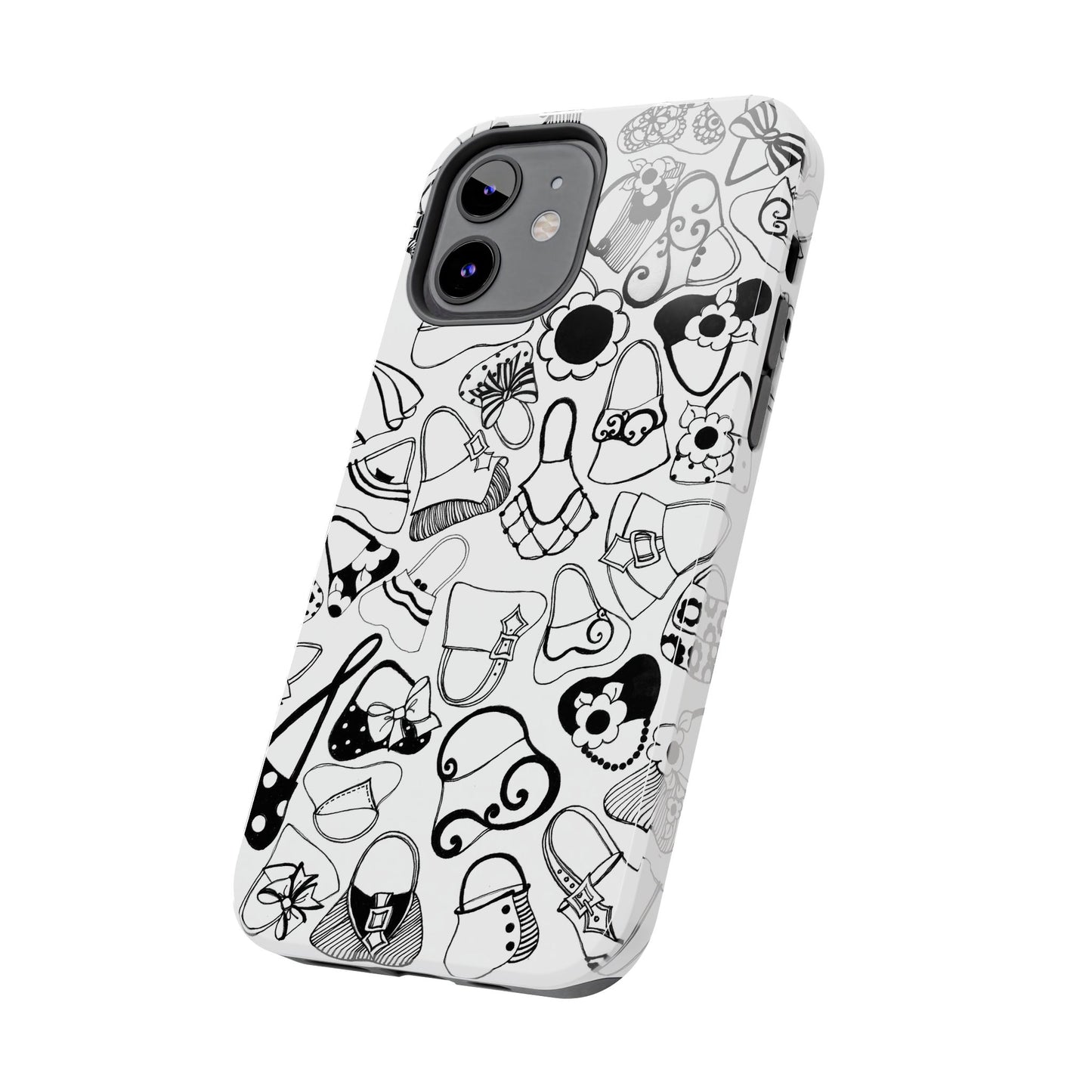 Handbags White / Black Phone Case