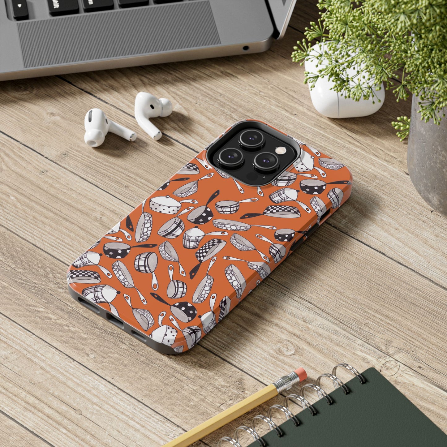 Pots & Pans Flyin' Orange Phone Case