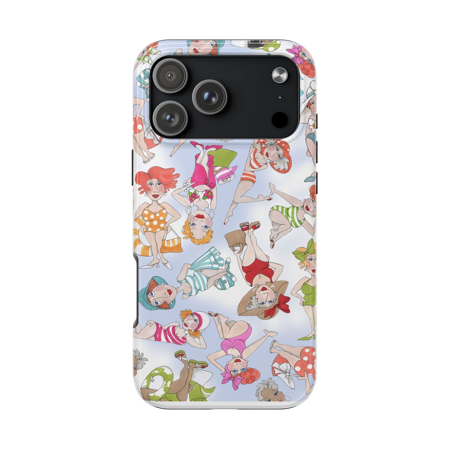 Tossed Fashionistas Phone Case