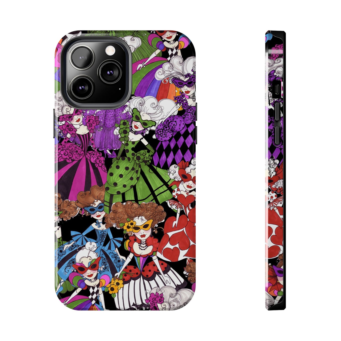 Crowded Dance Floor Black Phone Case
