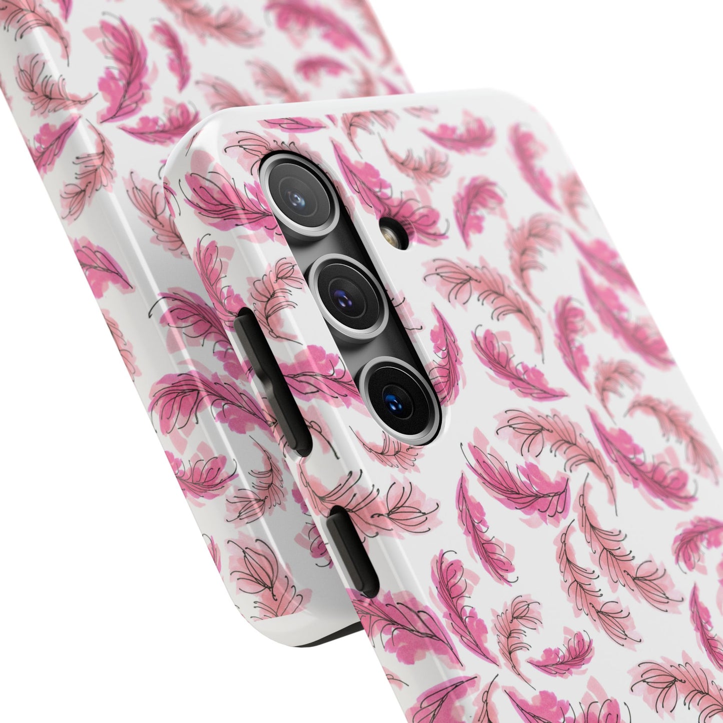 Flam Feathers White Phone Case