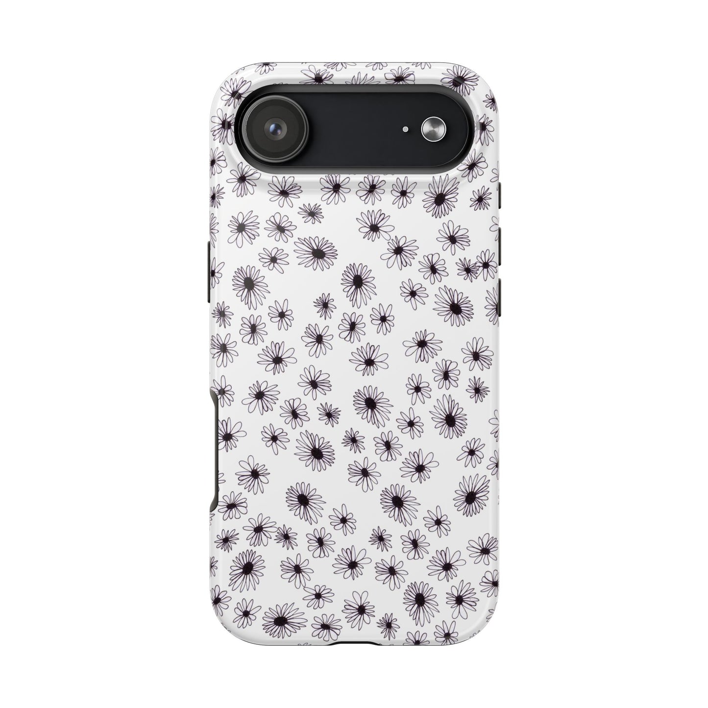 Random Daisy White / Black Phone Case