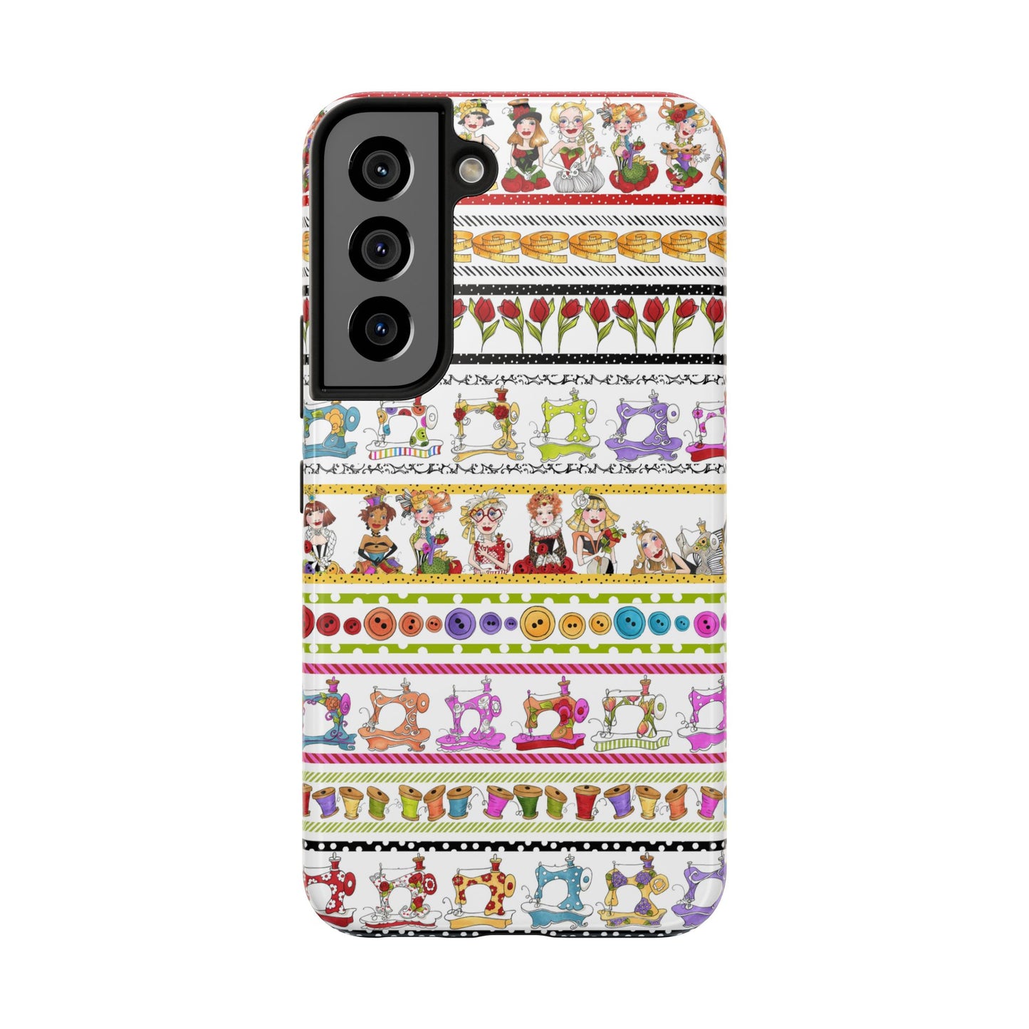 Curious Border White Phone Case