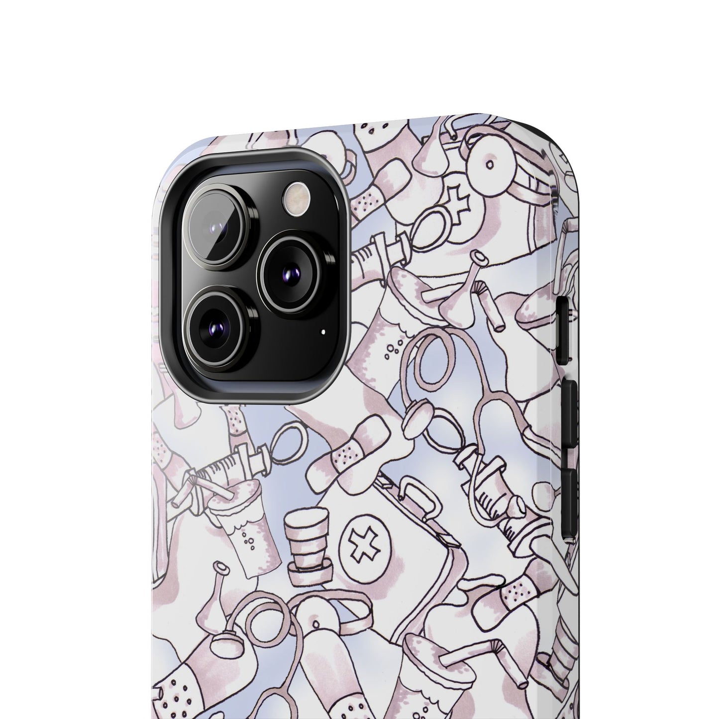 Med Stuff Blue Phone Case