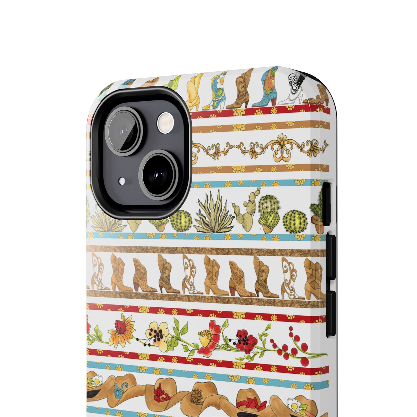 Whoa Borders White Phone Case