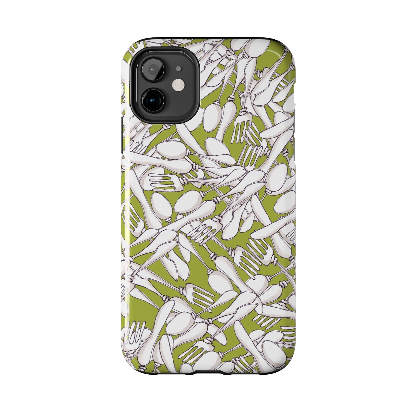 Silverware Wars Green Phone Case