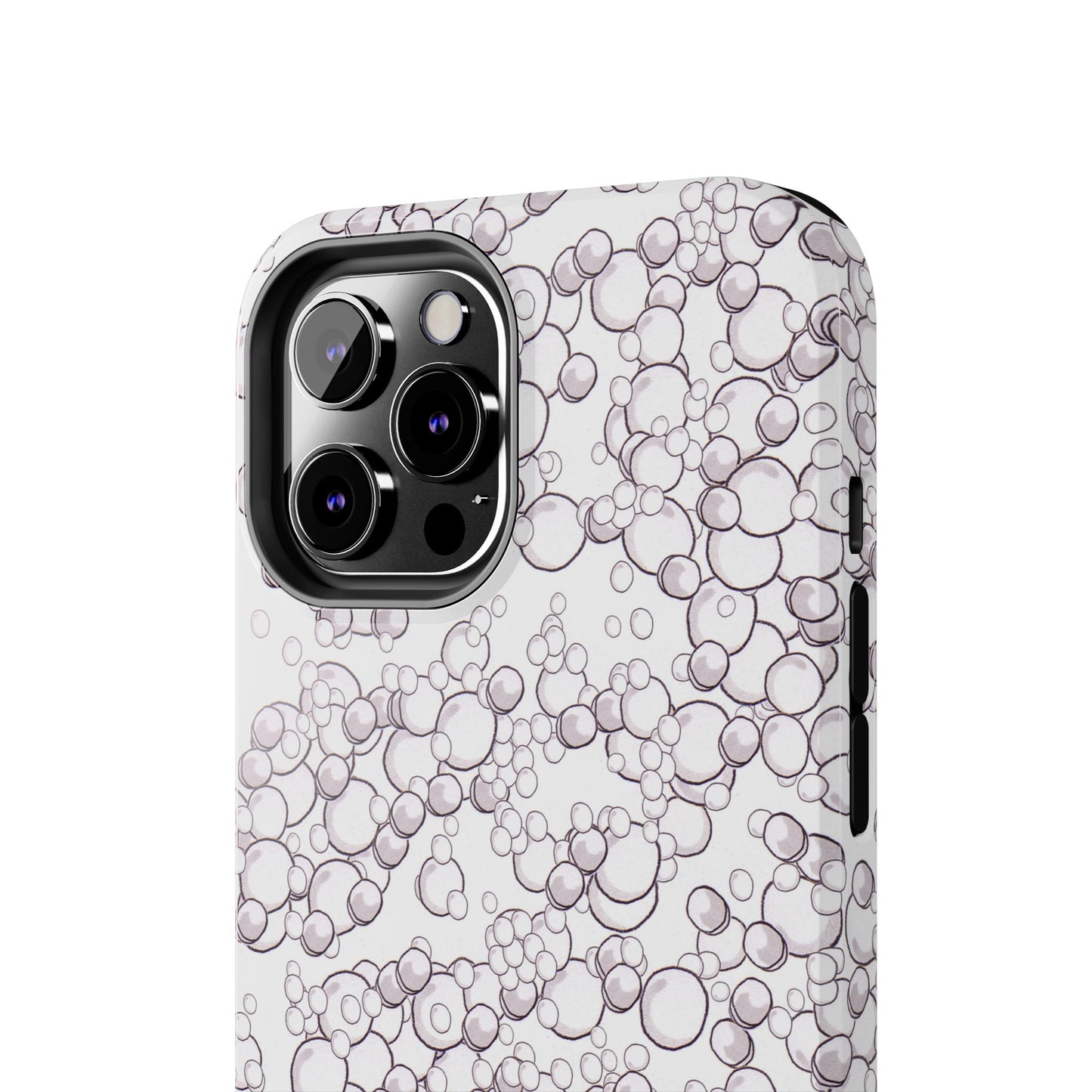 Bubble Dots White Phone Case