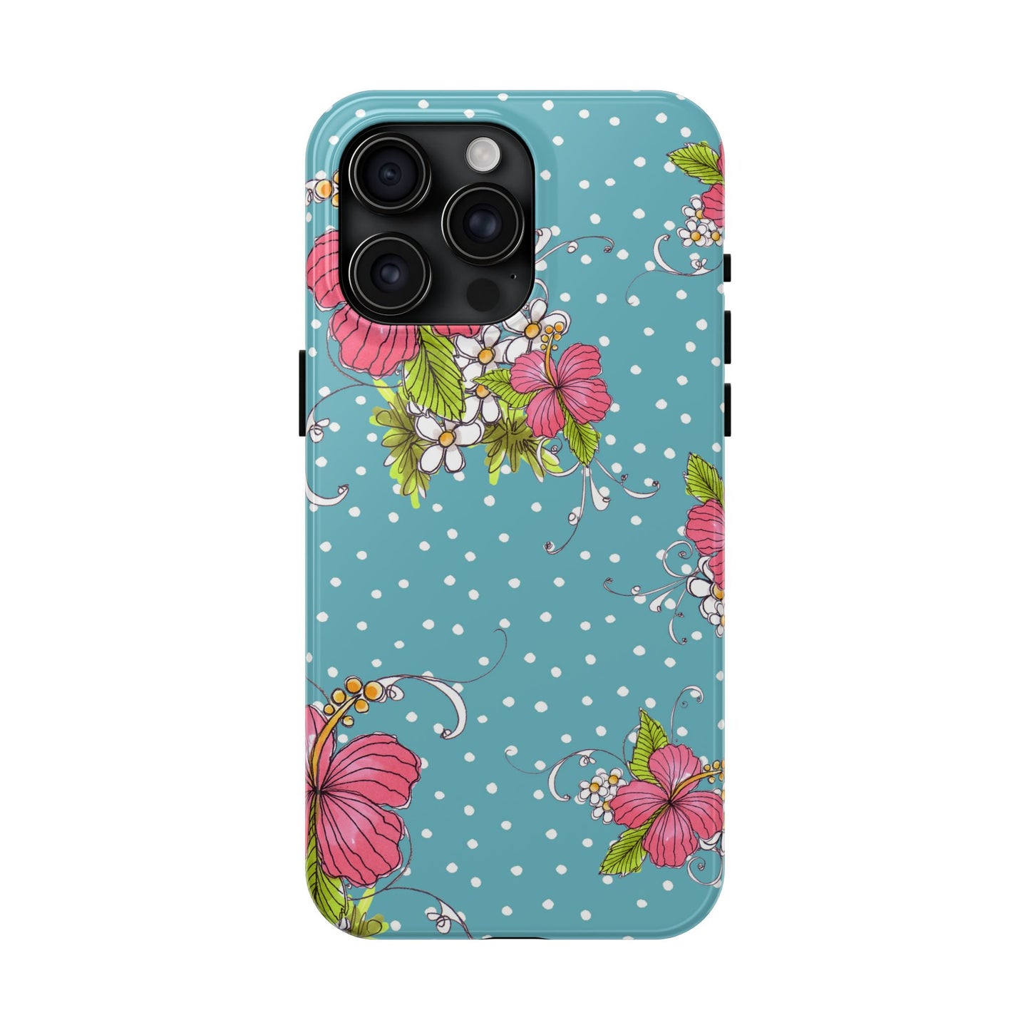 Lady Luau Turquoise Phone Case