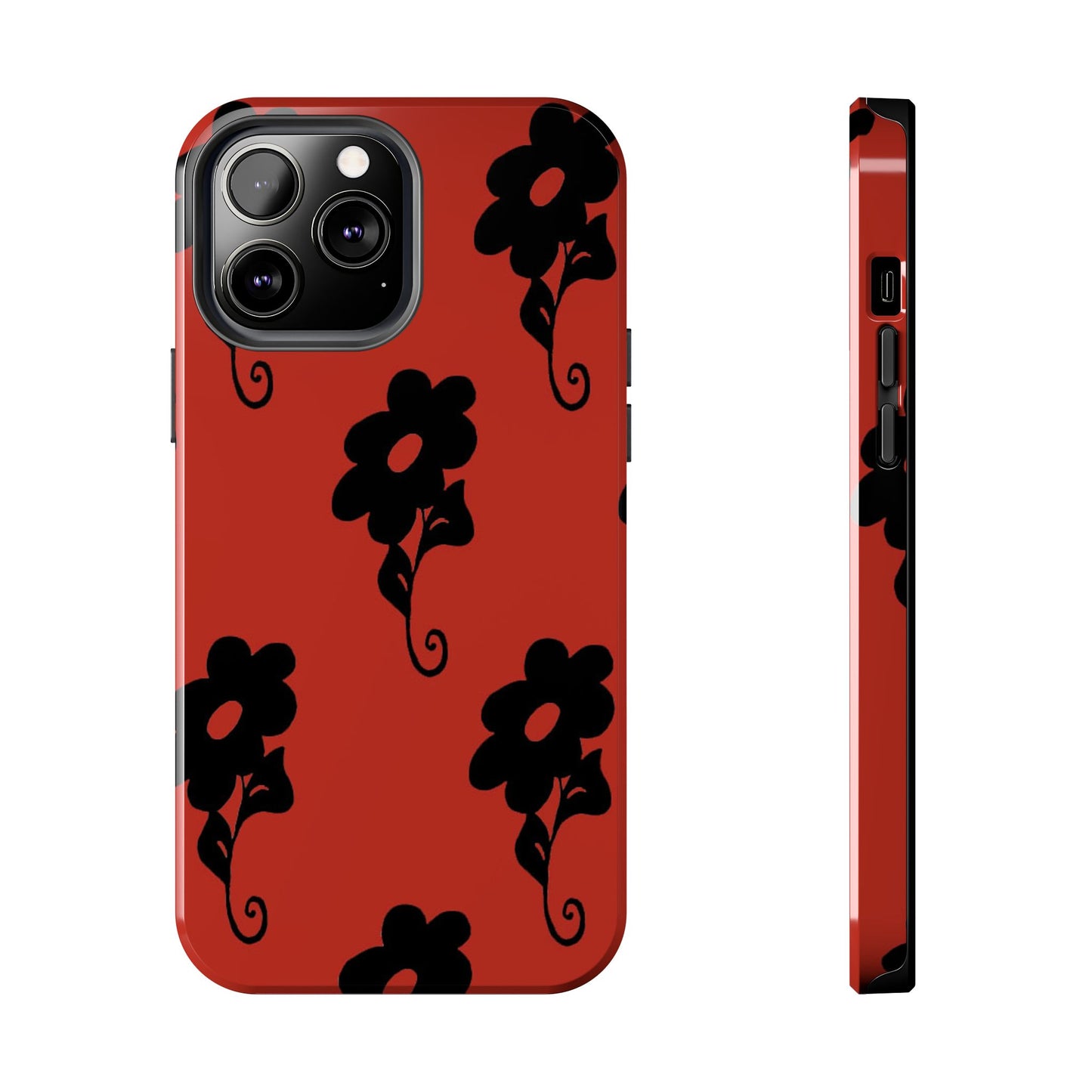 Daring Daisy Red Phone Case
