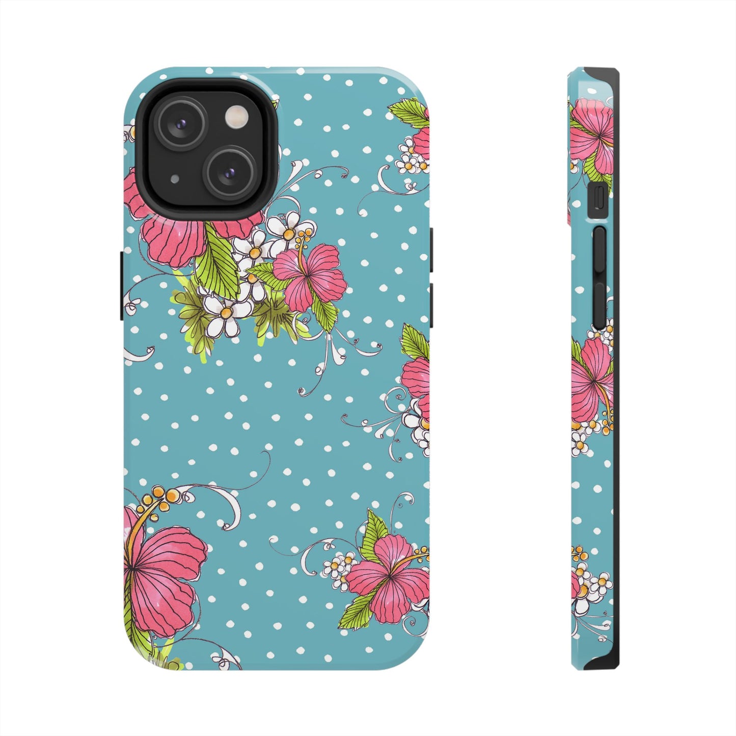 Lady Luau Turquoise Phone Case