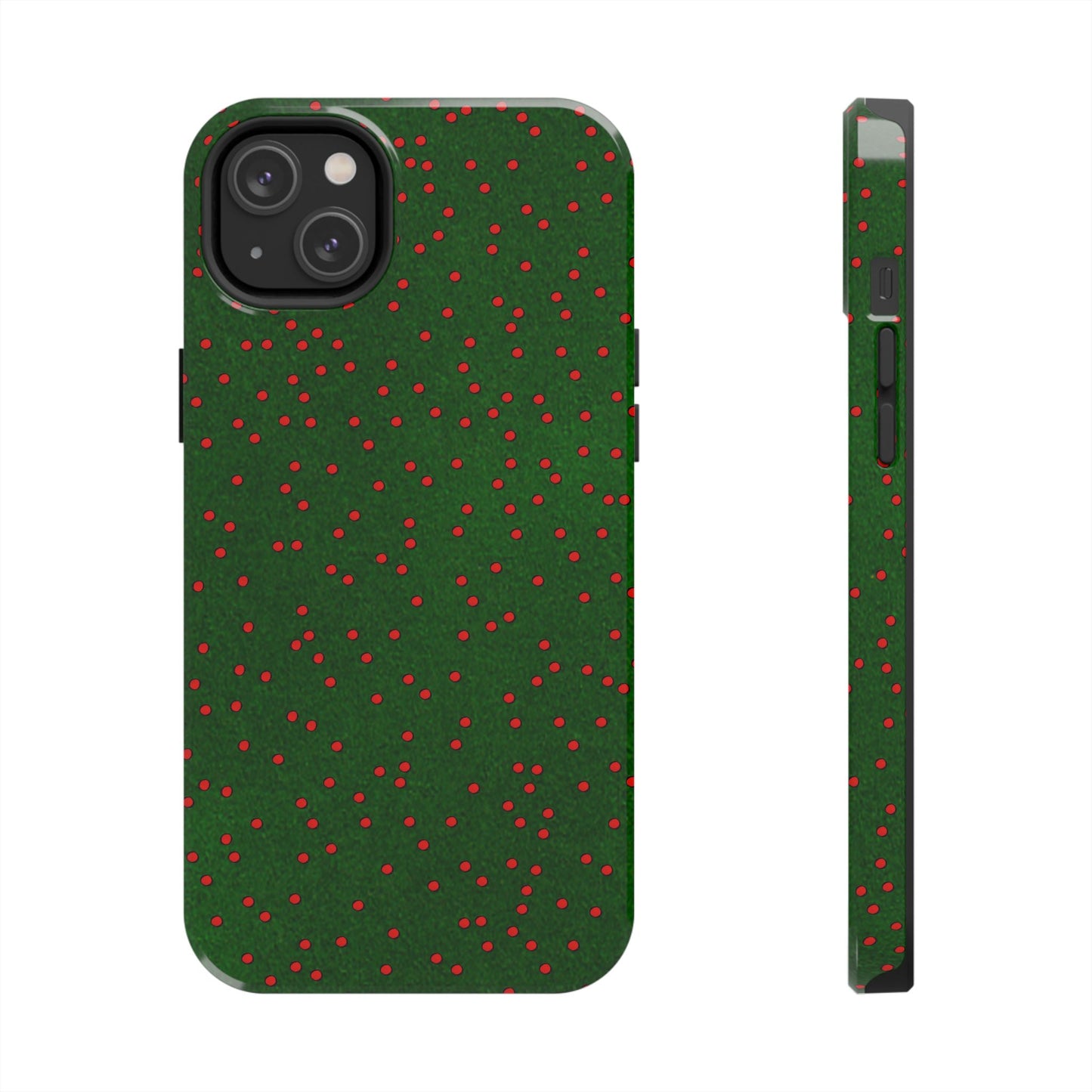 Happy Dots Green / Red Phone Case