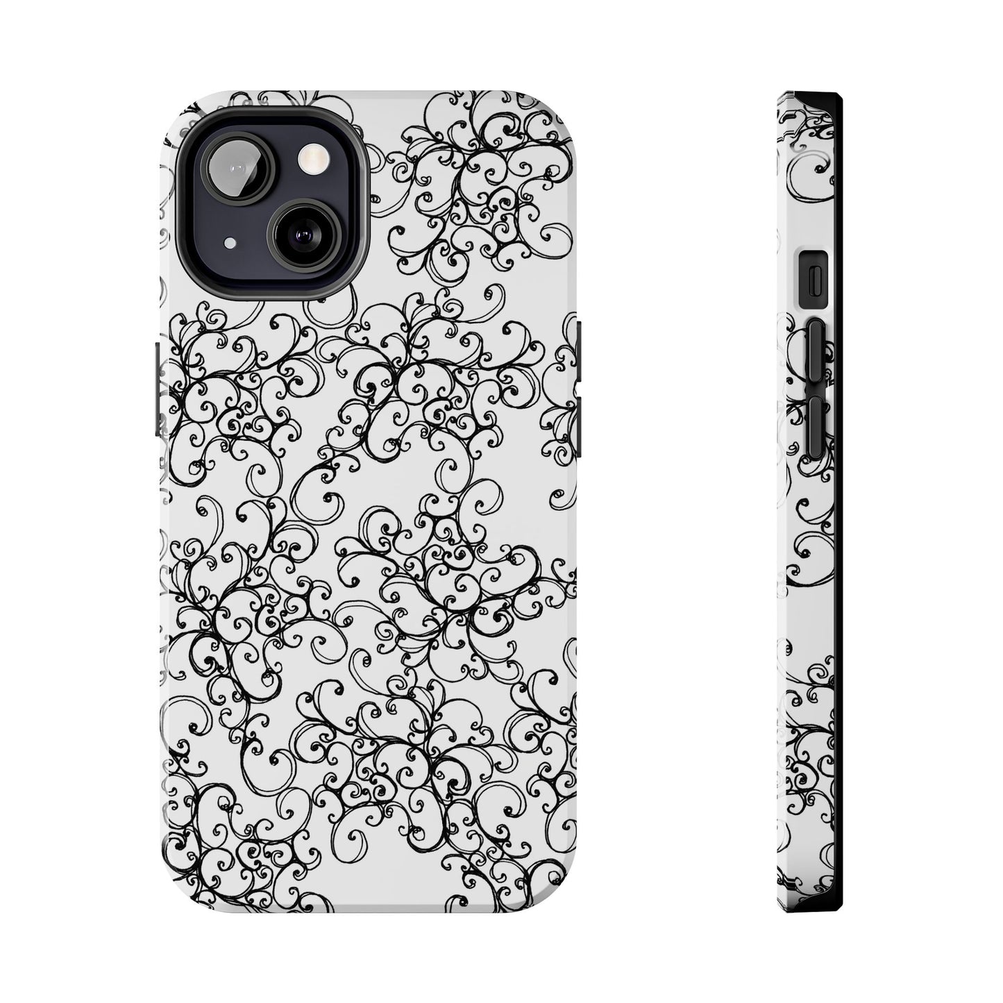 Poodle Scroll Phone Case