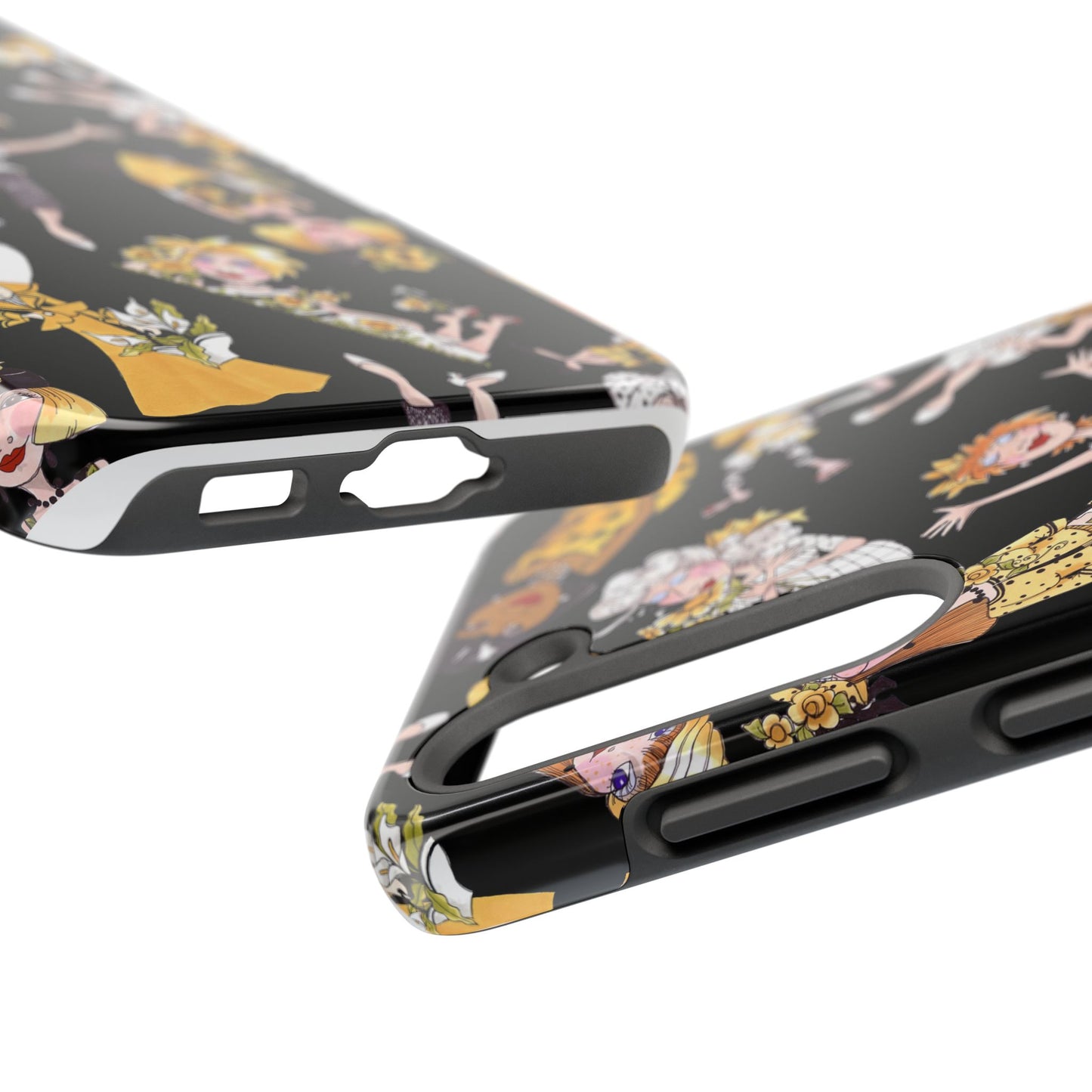 Bee Tossed Black Phone Case