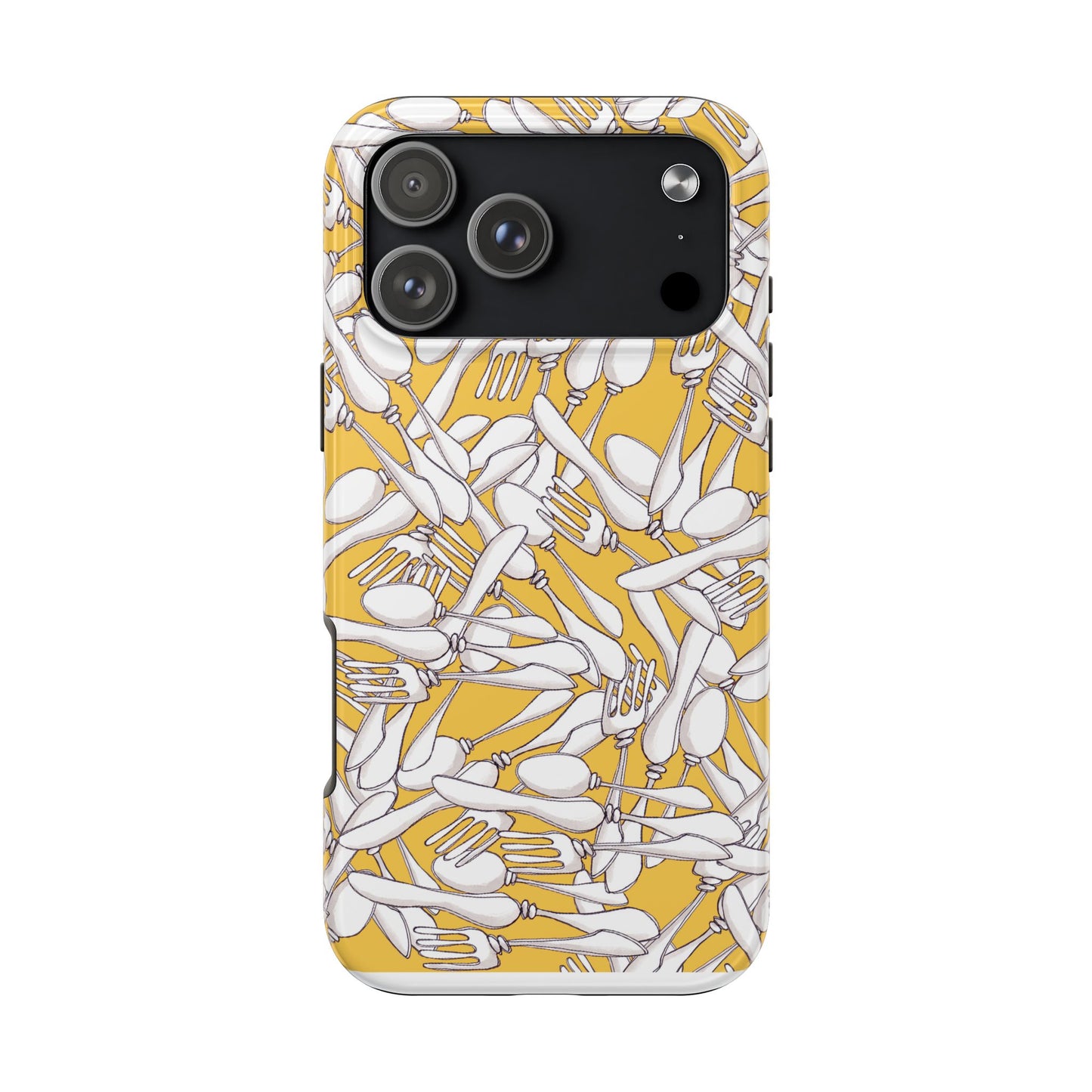 Silverware Wars Yellow Phone Case