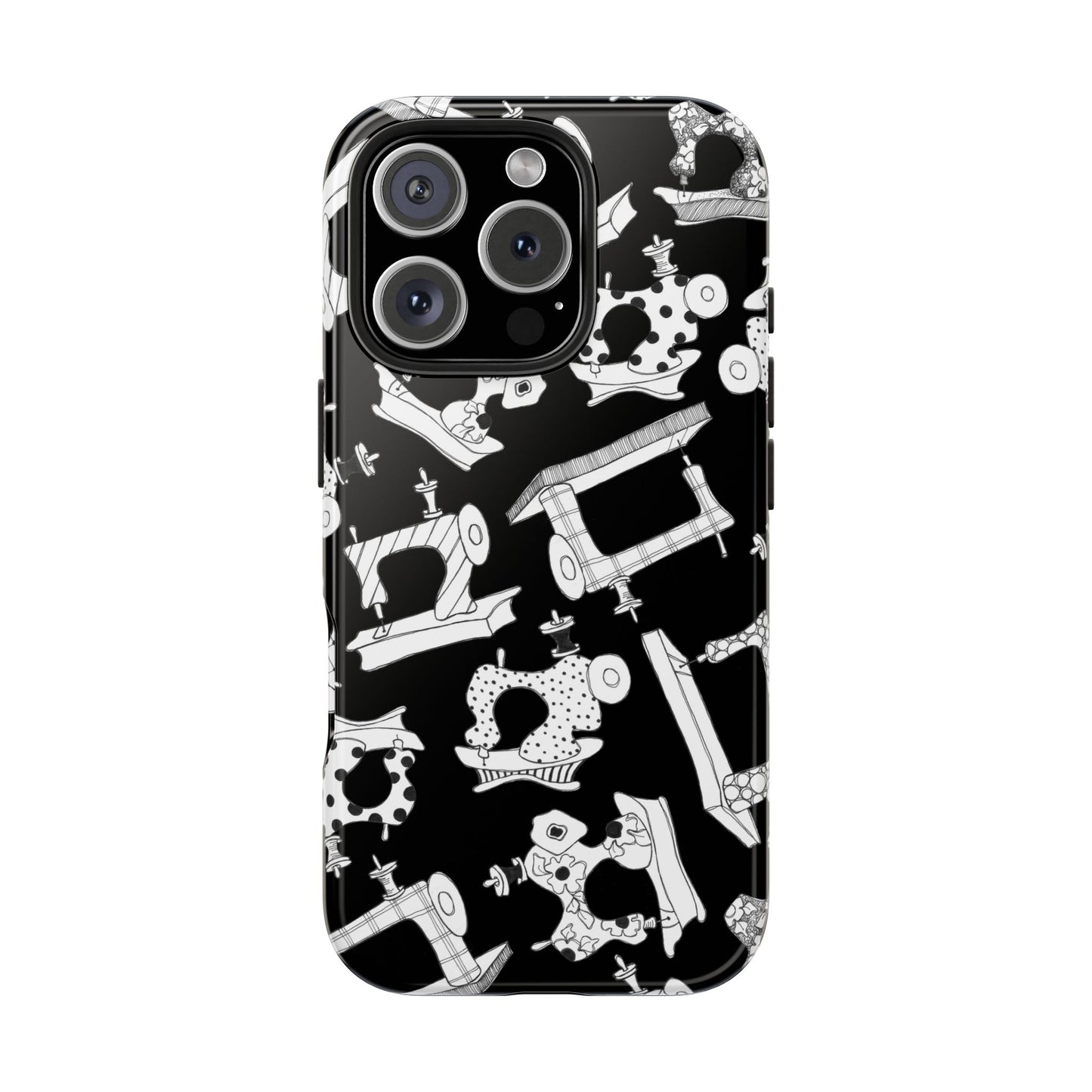 Sew Essential Black Phone Case