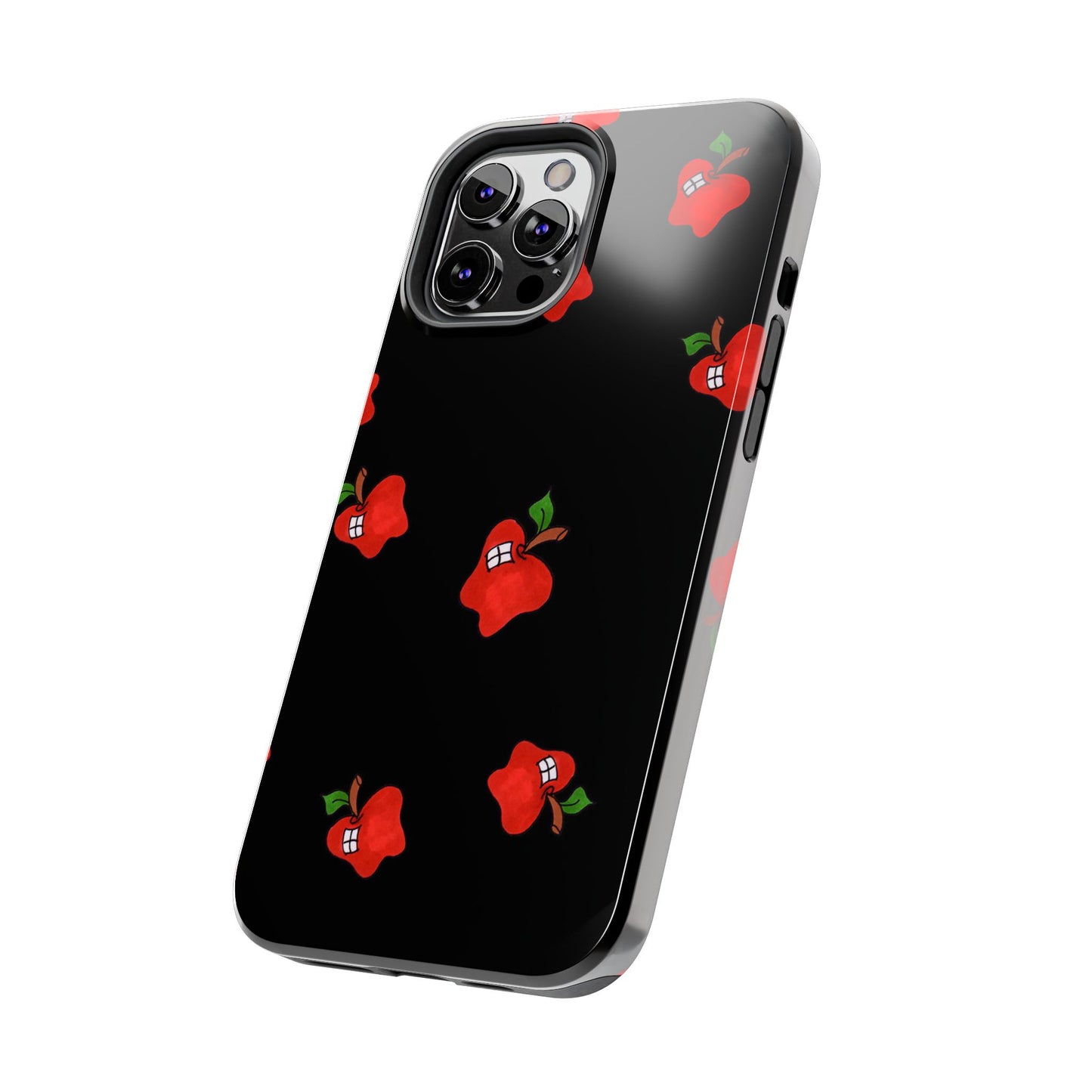 Flying Apples Black Phone Case